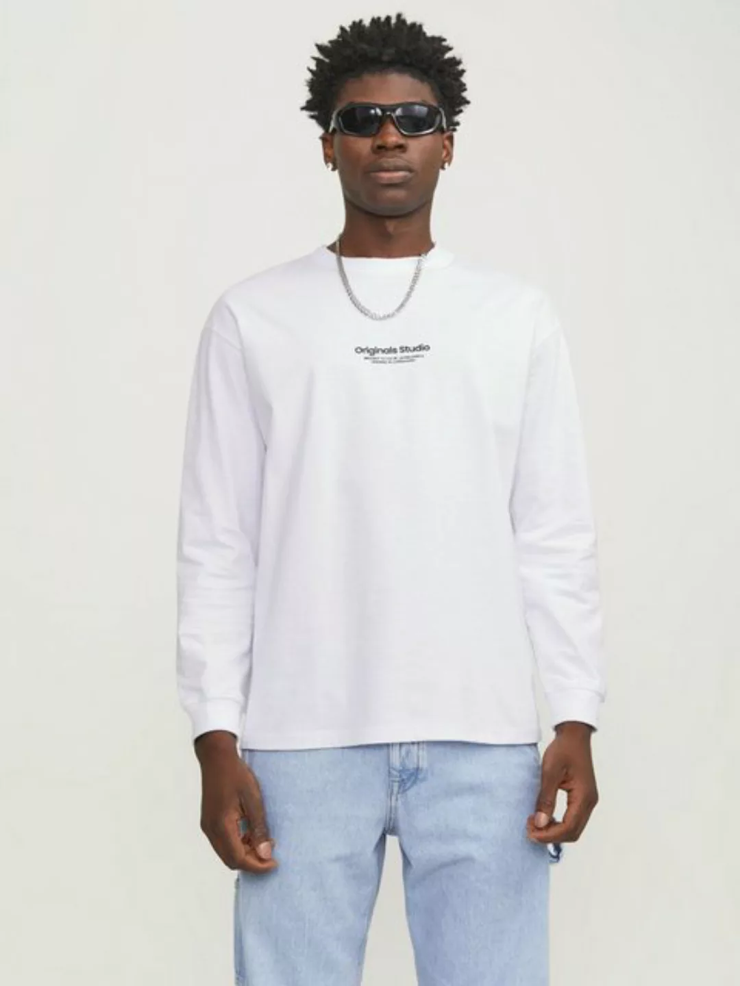 Jack & Jones Langarmshirt JORVESTERBRO TEE LS CREW NECK NOOS günstig online kaufen