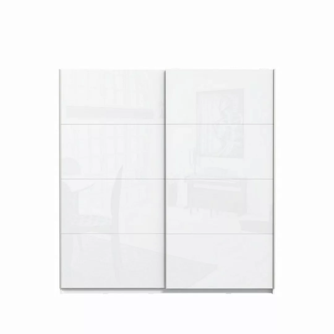 freiraum Schwebetürenschrank Starlet Plus in Weiß/Weiß Glanz, 200,1x209,7x6 günstig online kaufen