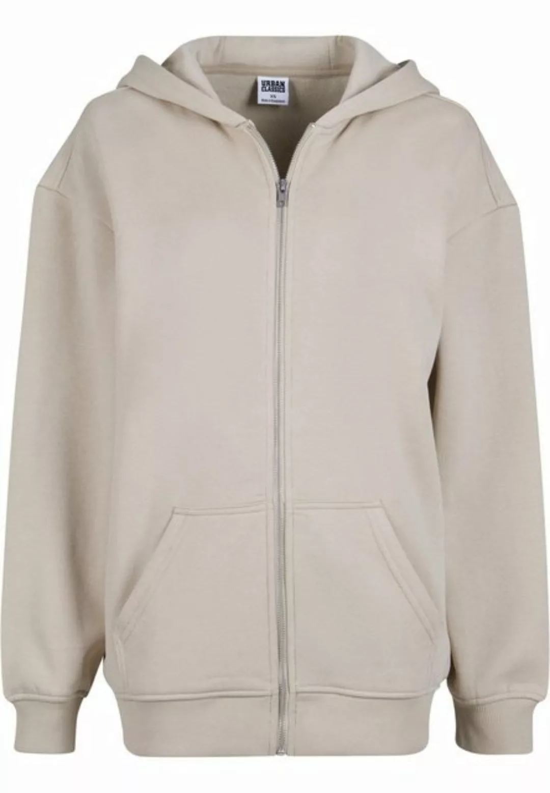 URBAN CLASSICS Sweatjacke Urban Classics Damen Ladies Oversized Zip Hoody ( günstig online kaufen