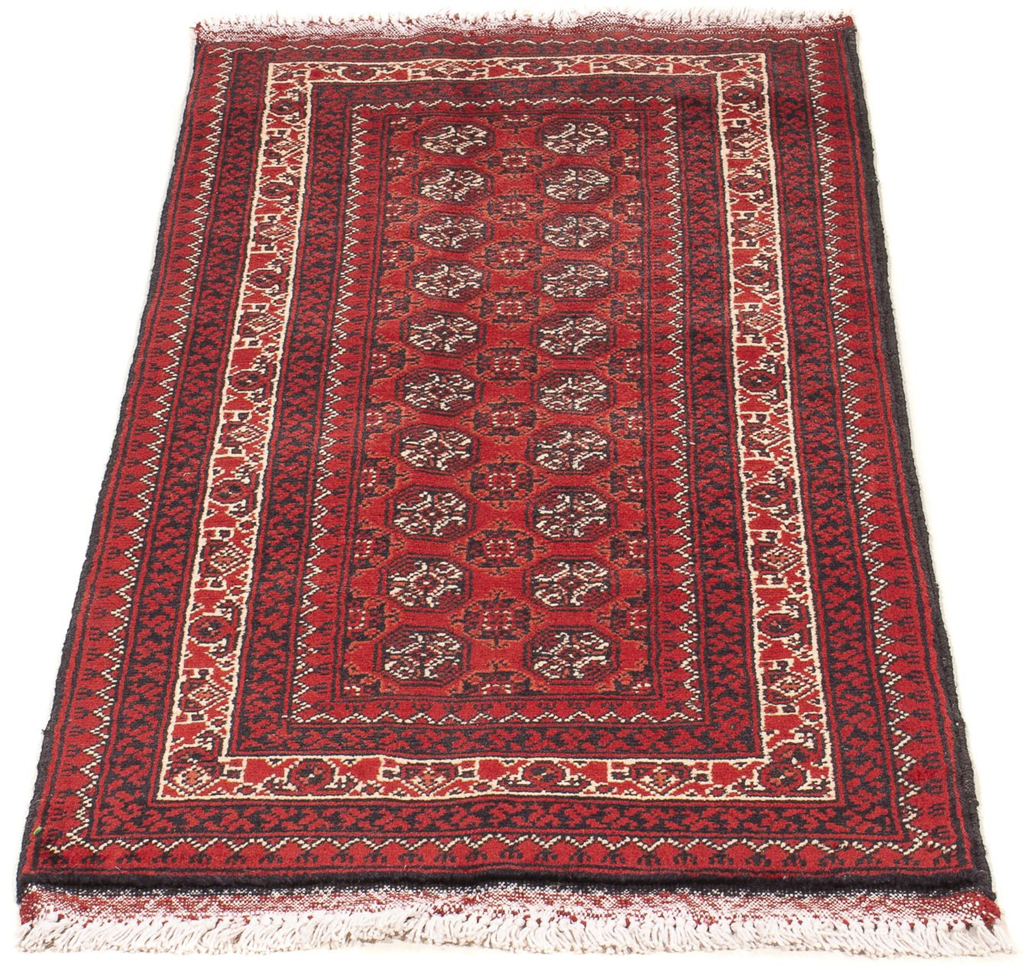 morgenland Orientteppich »Afghan - 100 x 69 cm - dunkelrot«, rechteckig, Wo günstig online kaufen