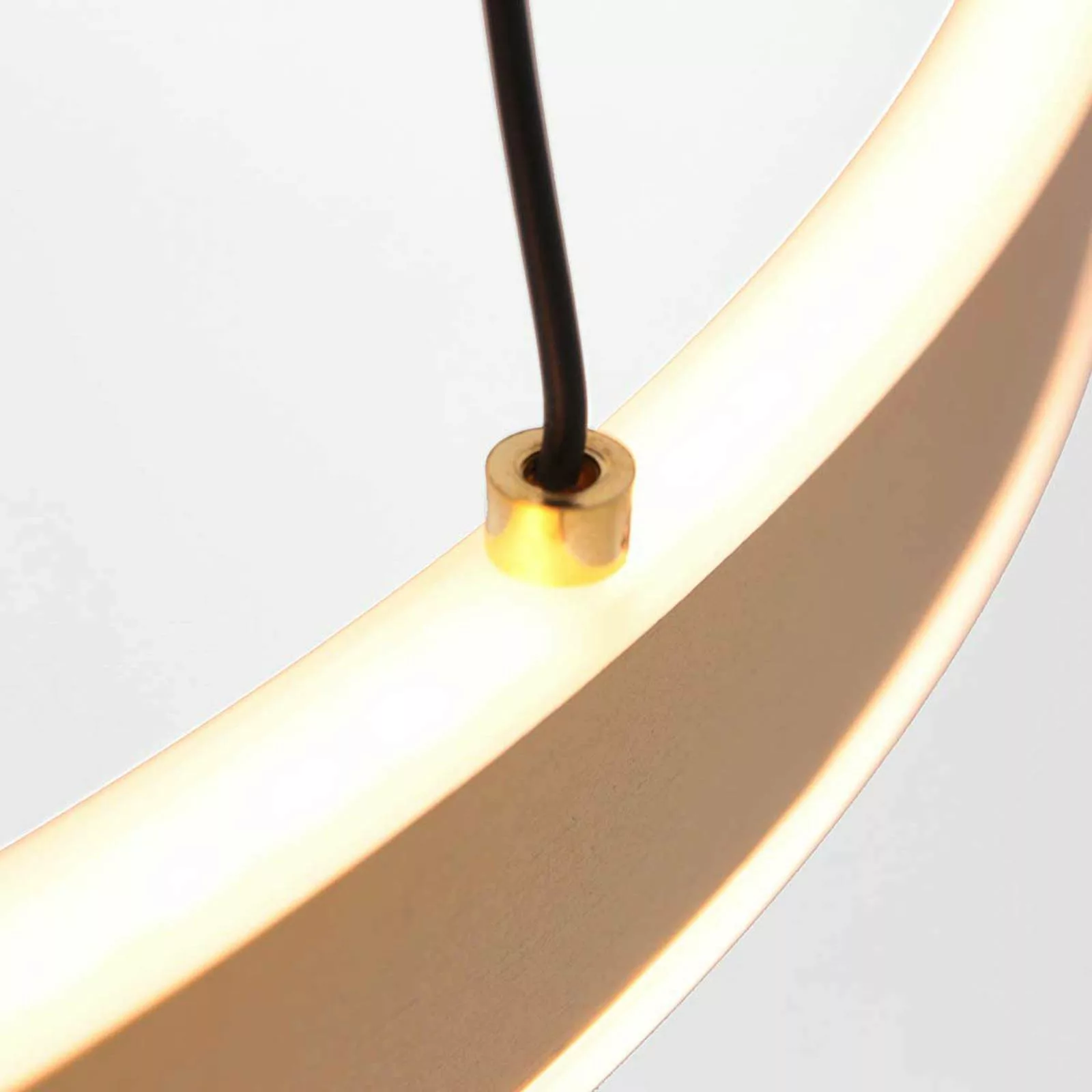 LED Pendelleuchte Ringlux in Gold 2x 33W 6600lm günstig online kaufen
