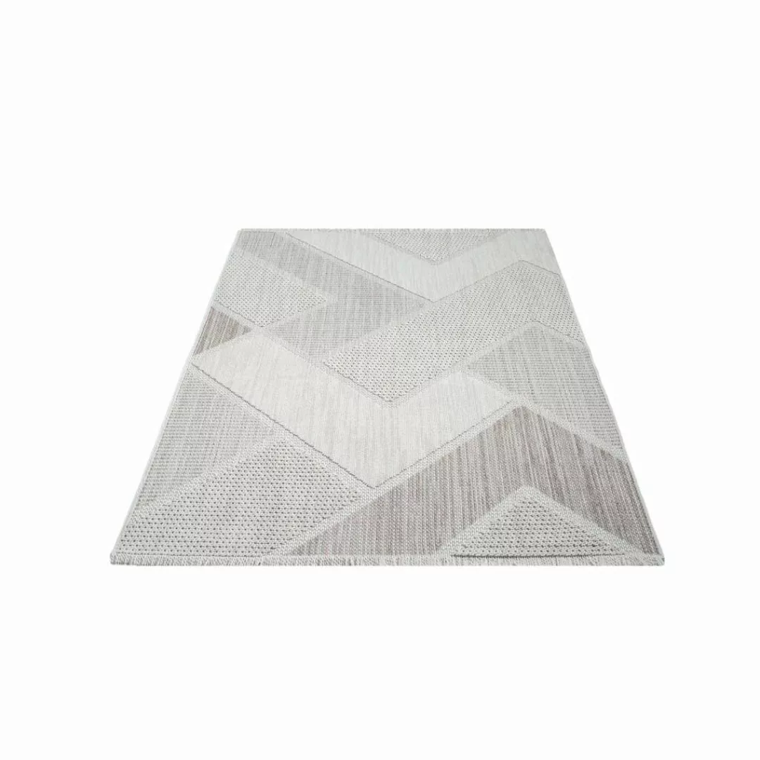 Carpet City Teppich »LINDO 8877«, rechteckig, 11 mm Höhe, Kurzflor, Hochtie günstig online kaufen