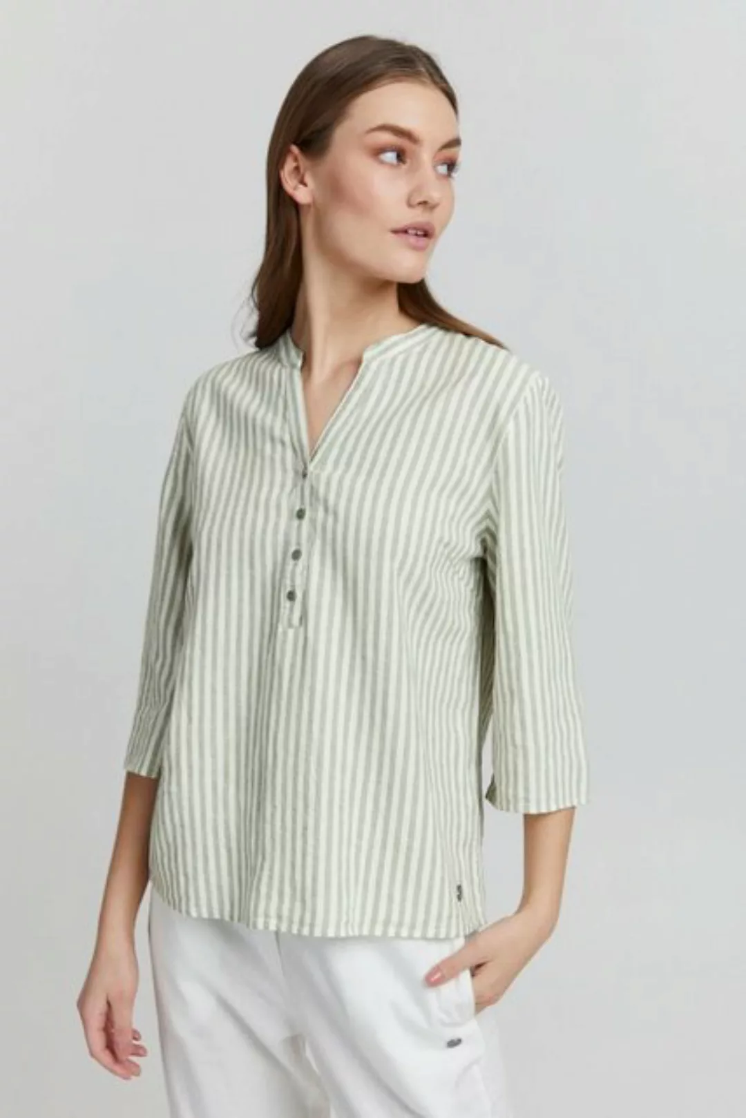 OXMO Shirtbluse OXAnea Bluse aus Leinenmix günstig online kaufen