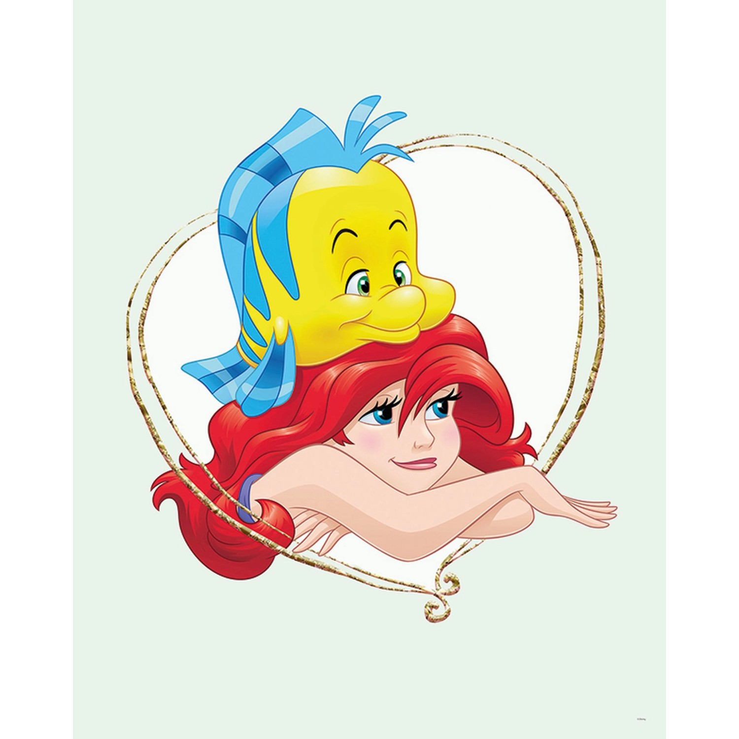 Disney Poster Arielle - Die Meerjungfrau Multicolor 40 x 50 cm 610165 günstig online kaufen
