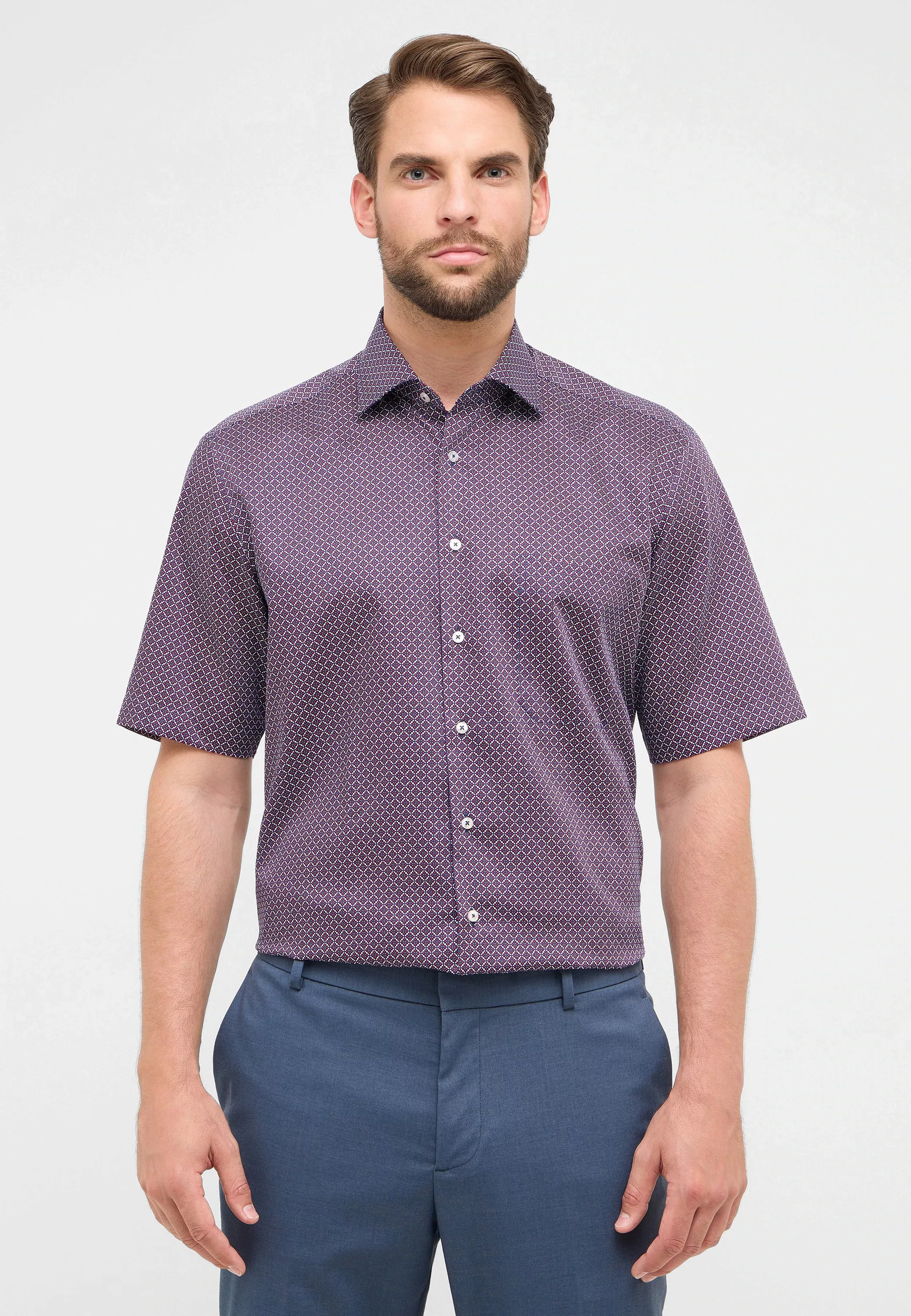 Eterna Kurzarmhemd, NON IRON (bügelfrei) günstig online kaufen