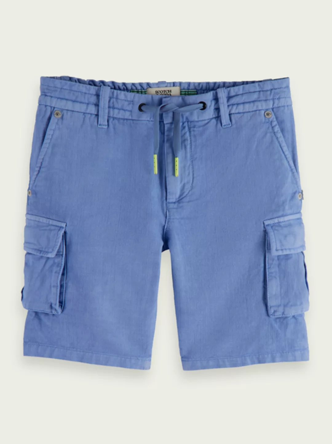 Scotch & Soda Cargo-Shorts aus einer Leinenmischung mit „Garment-Dye“-Effek günstig online kaufen
