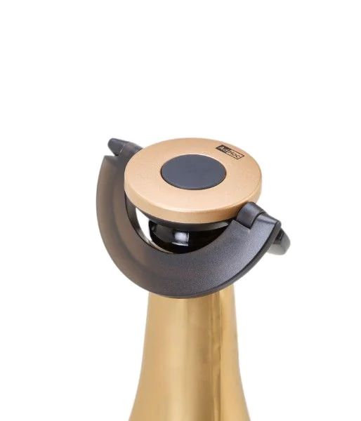 Sekt / Champagnerverschluss Gusto schwarz&gold günstig online kaufen