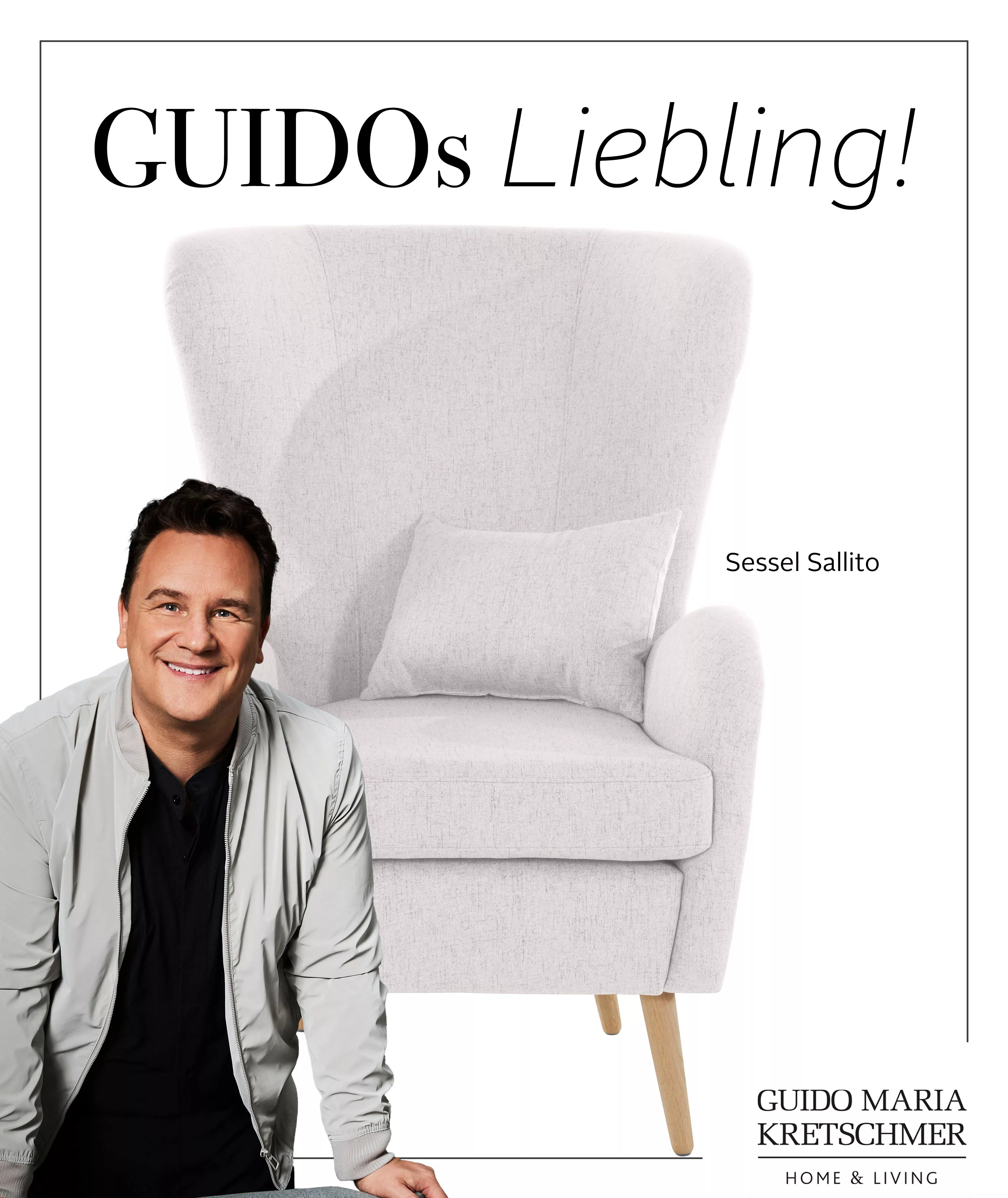 Guido Maria Kretschmer Home&Living Sessel "Sallito, TV-Sessel, Ohrensessel günstig online kaufen