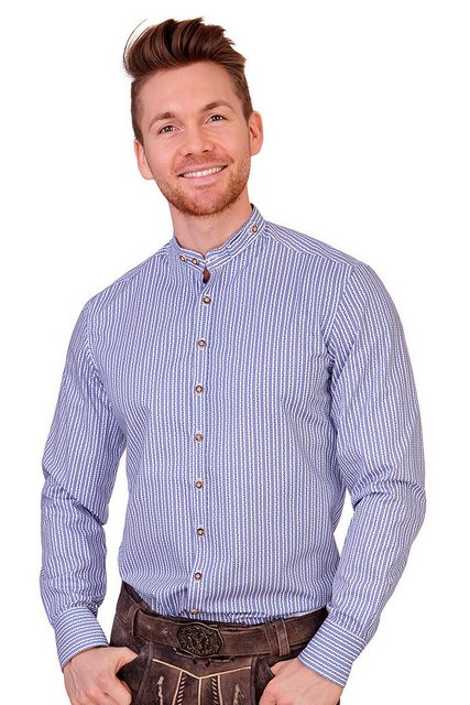 orbis Trachtenhemd Trachtenhemd - PEREGRIN - blau/weiß günstig online kaufen