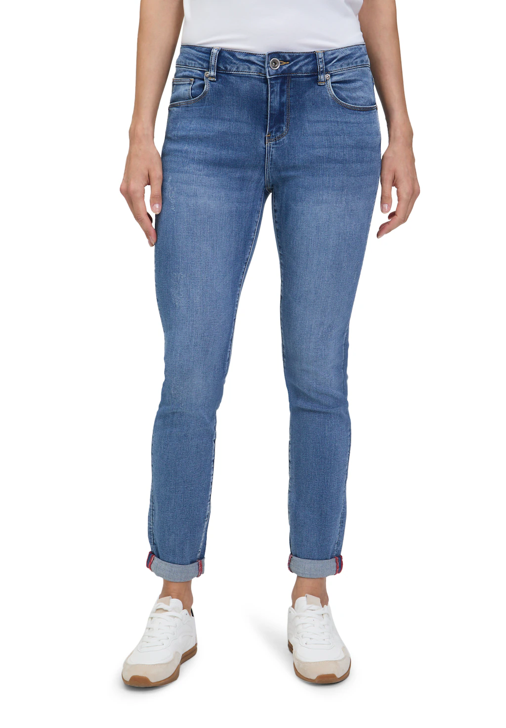 Betty Barclay Slim-fit-Jeans "Betty Barclay Damen Basic-Jeans mit Waschung" günstig online kaufen