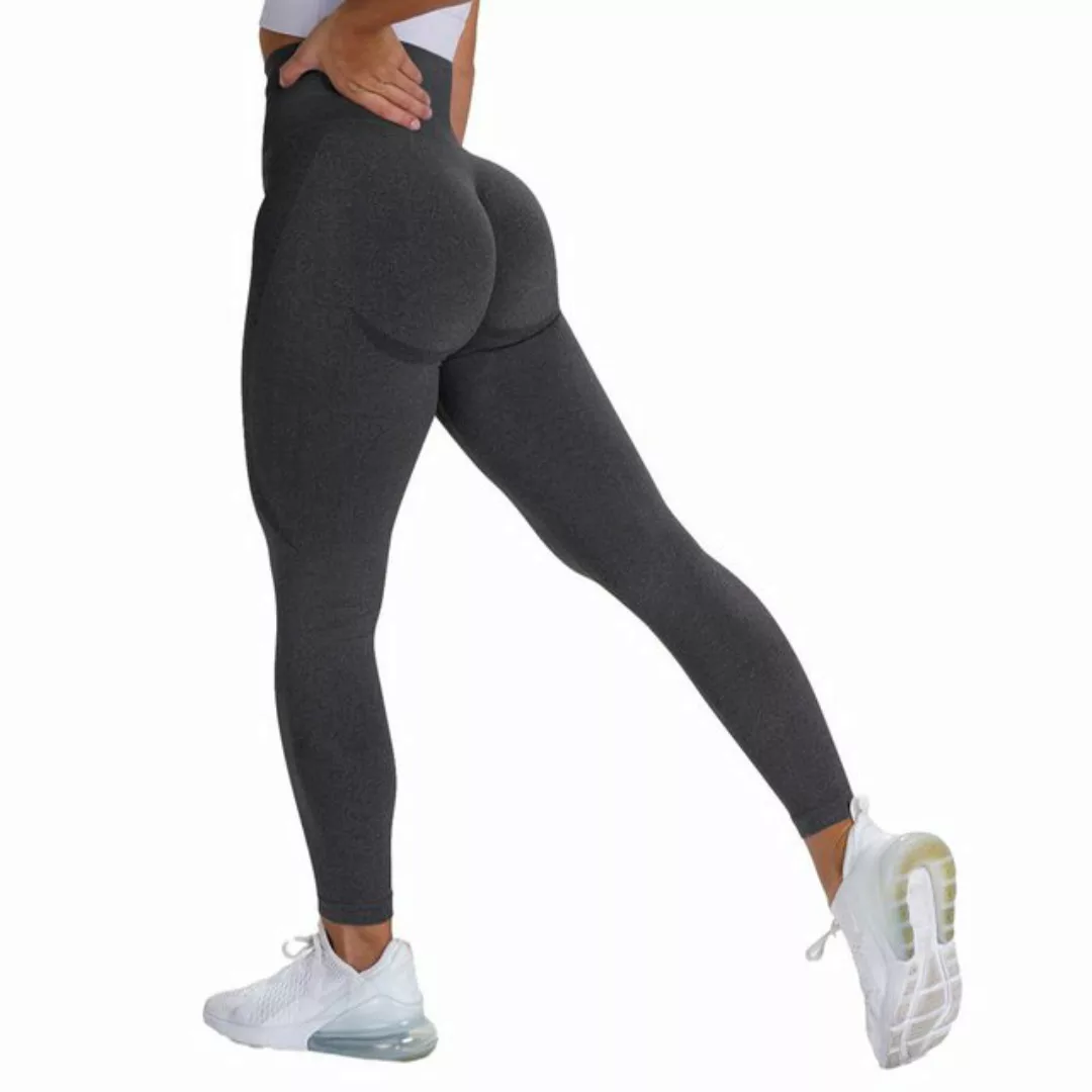 ZWY Highwaist Leggings Stretch-Fitnesshose mit hoher Taille, Lauf-Yogahose günstig online kaufen
