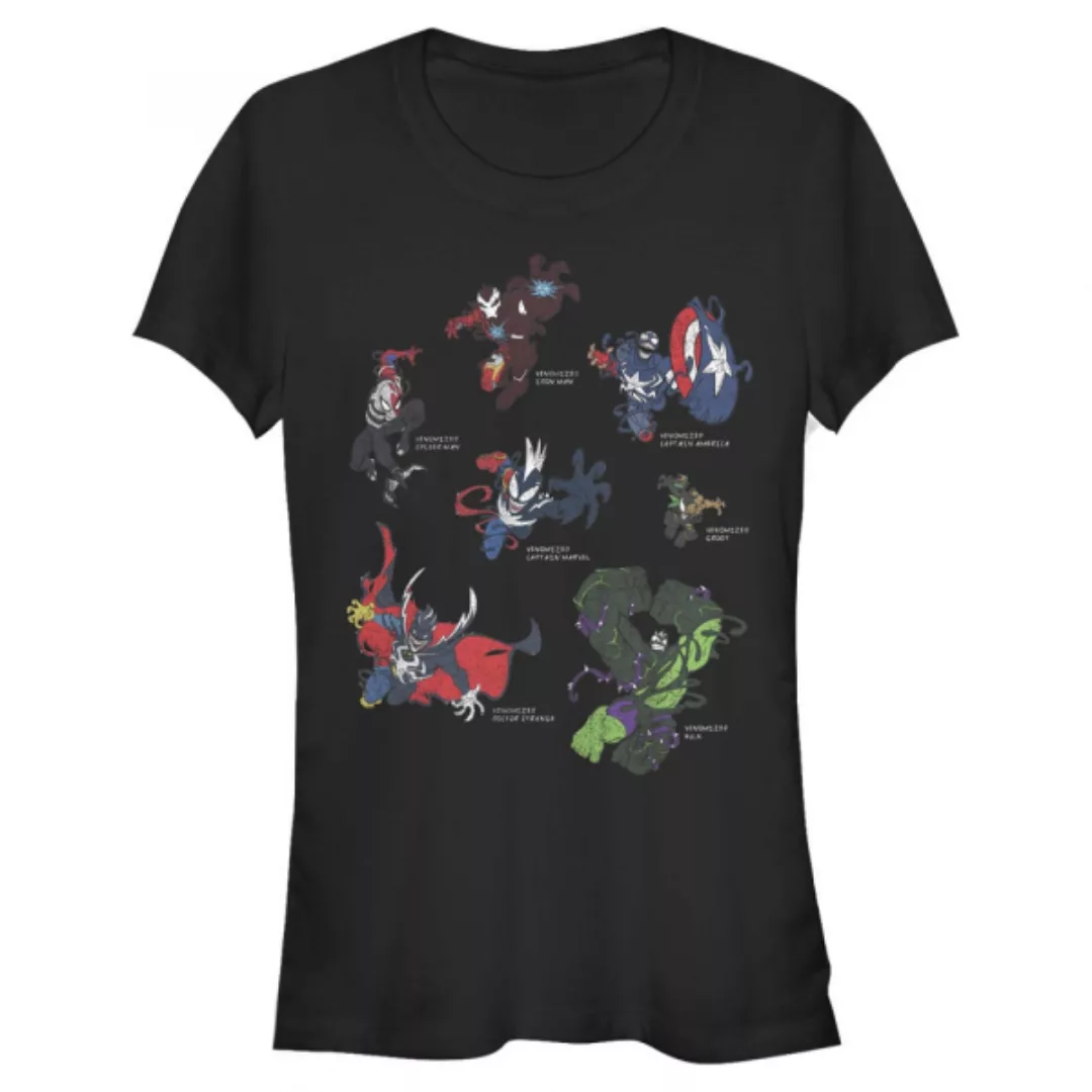 Marvel - Gruppe Venomized Heros - Frauen T-Shirt günstig online kaufen