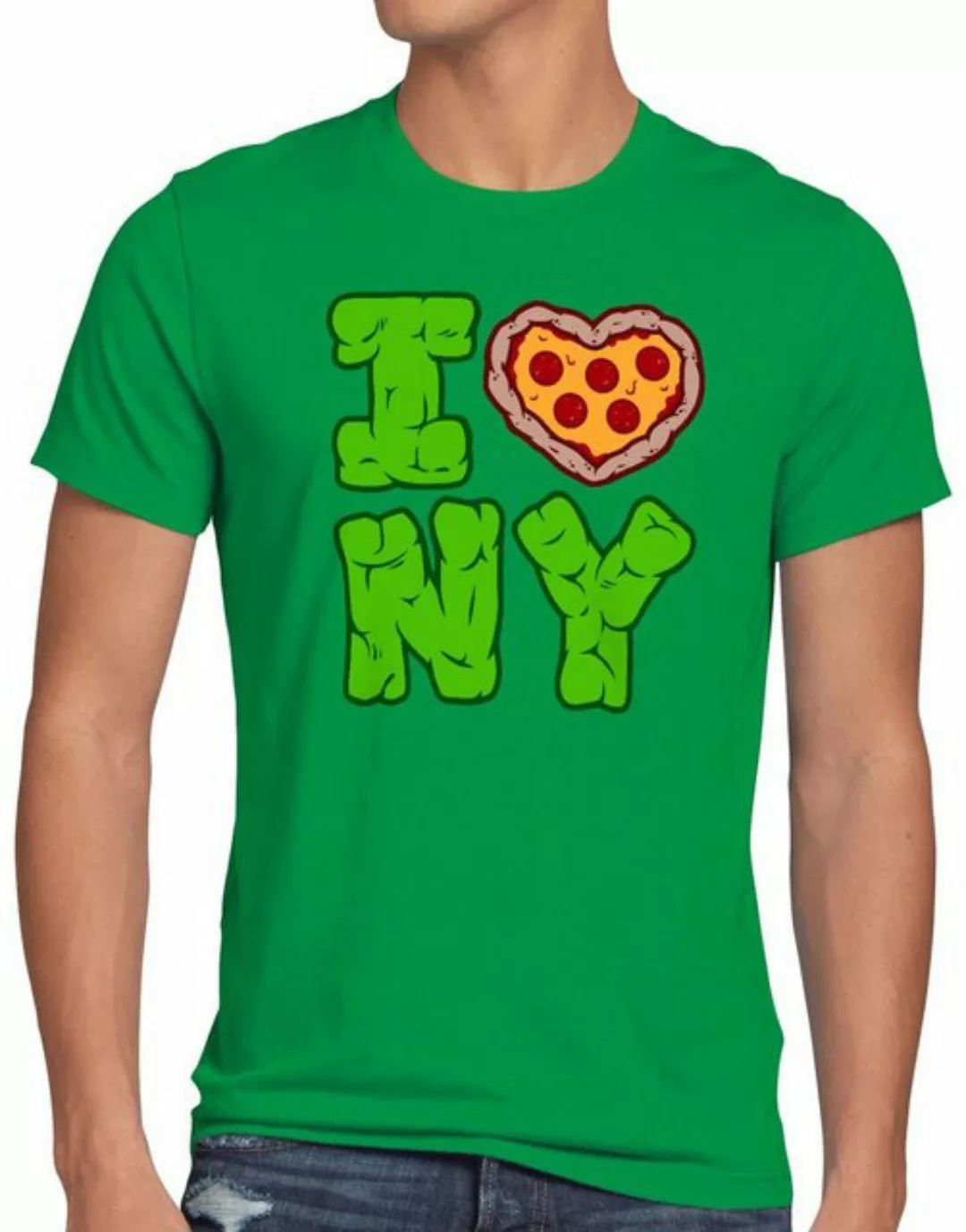 style3 Print-Shirt Herren T-Shirt Love NY Turtle Teenage New York Mutant günstig online kaufen