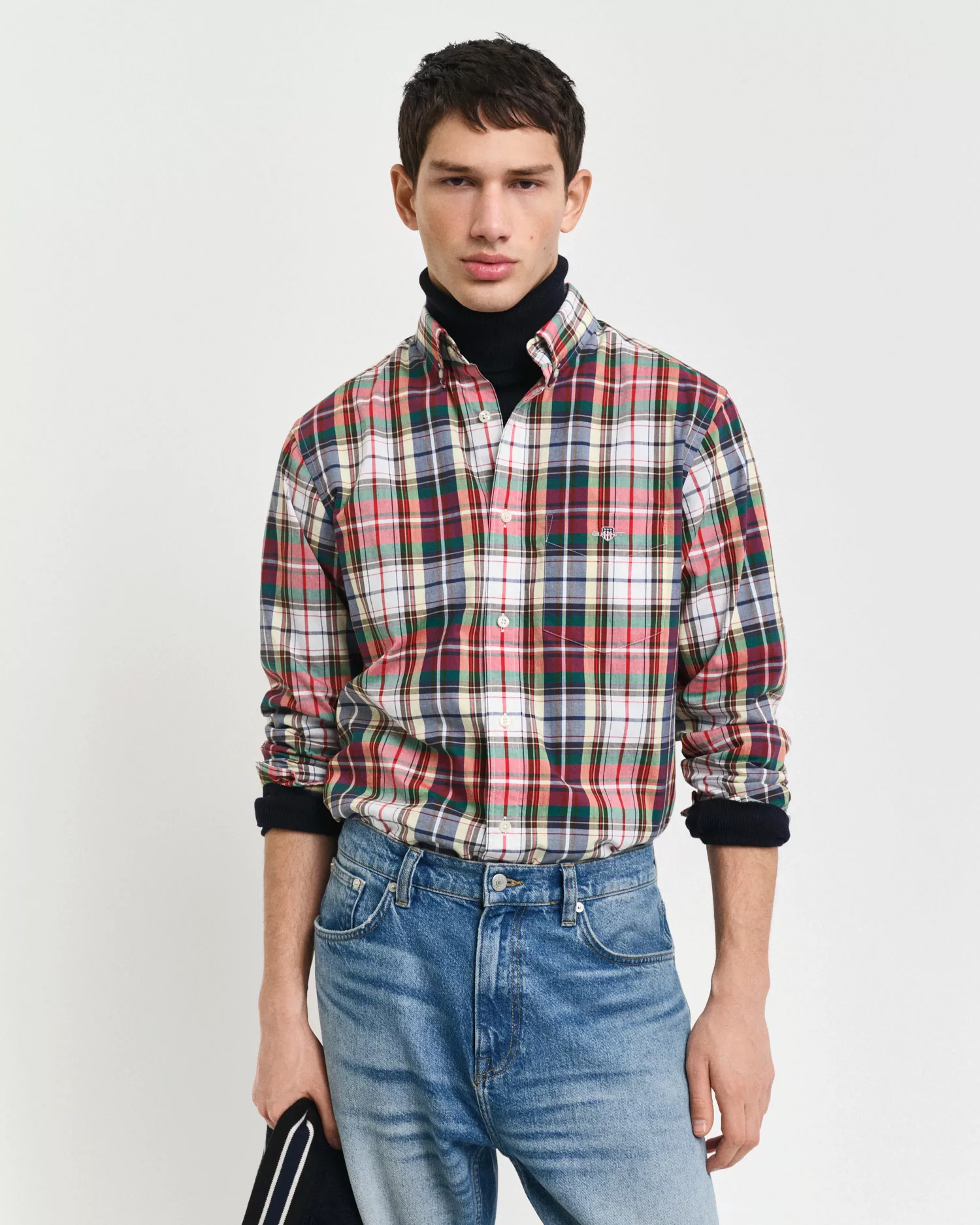 Gant Karohemd "REG POPLIN TARTAN CHECK SHIRT", Regular Fit Popeline Hemd mi günstig online kaufen