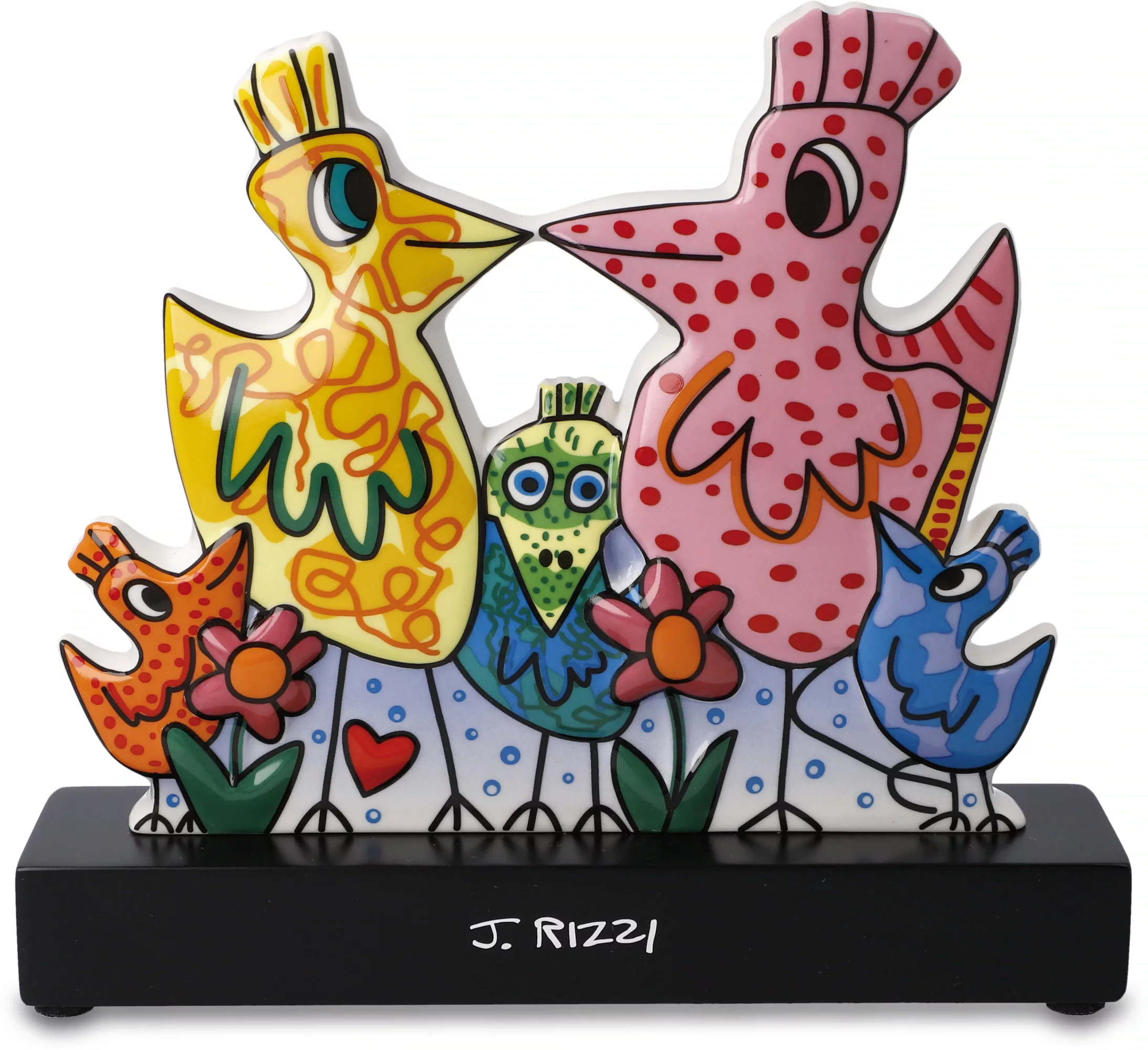 Goebel "Figur James Rizzi - ""Our colorful family""" bunt günstig online kaufen