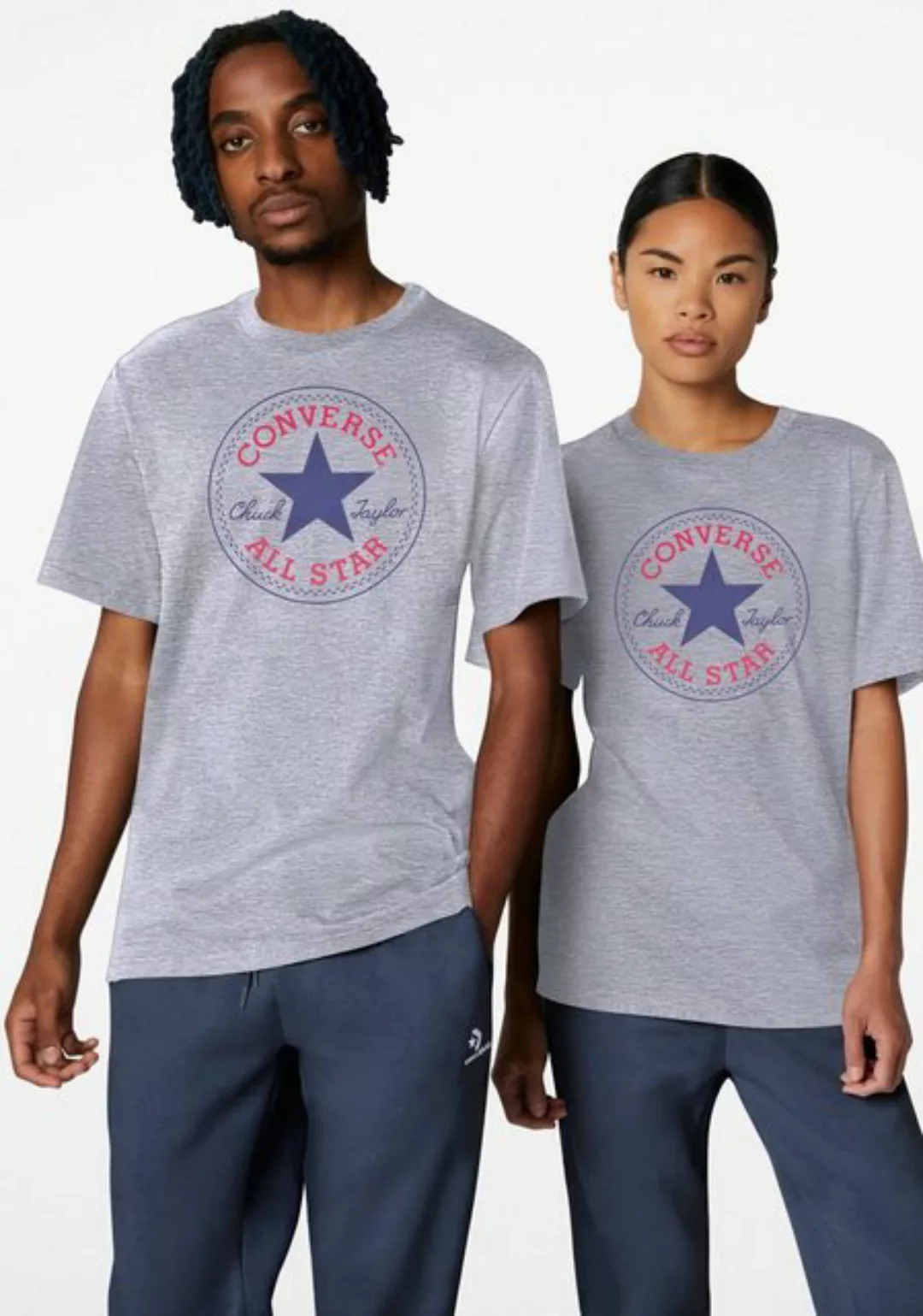 Converse T-Shirt UNISEX CONVERSE GO-TO ALL STAR PATCH LOGO STANDARD FIT T-S günstig online kaufen