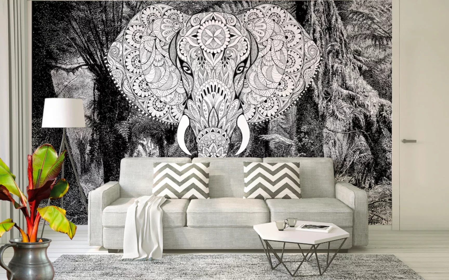 Architects Paper Fototapete »Atelier 47 Elephant Head 1«, orientalisch günstig online kaufen