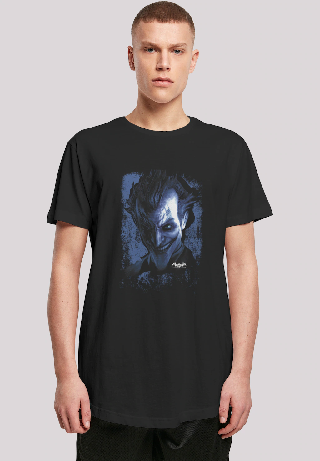 F4NT4STIC T-Shirt "DC Comics Batman Arkham Asylum Joker Face Texture", Prin günstig online kaufen