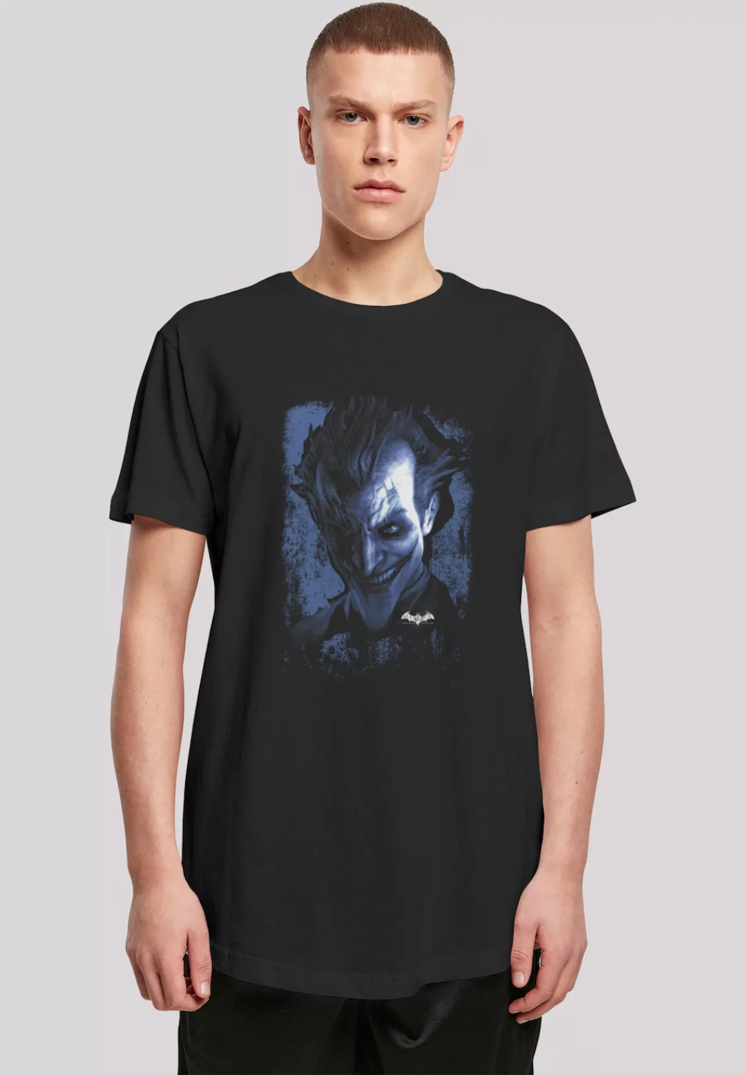 F4NT4STIC T-Shirt "DC Comics Batman Arkham Asylum Joker Face Texture", Prin günstig online kaufen