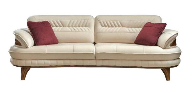 JVmoebel Sofa Sofa 3 Sitzer Couchen Sofas Art déco Neu Textil Luxus Couch P günstig online kaufen