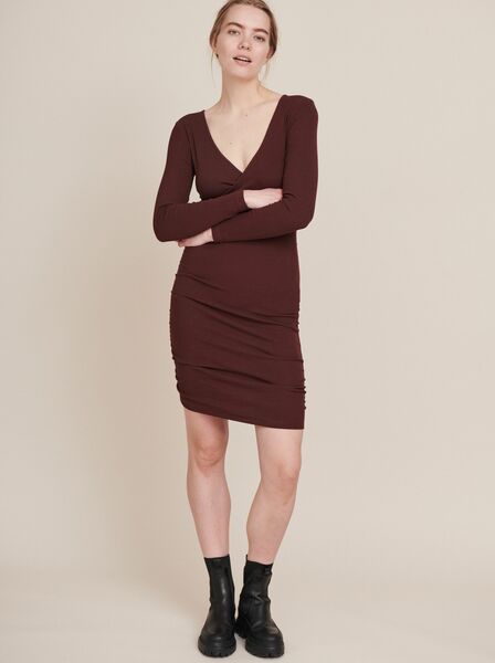 Feinripp / Kurzes Kleid - Ludmilla Dress- Aus Bio-baumwolle günstig online kaufen