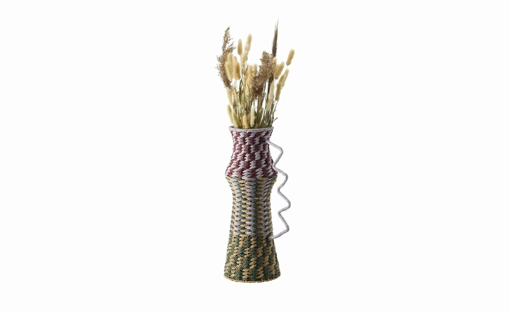 HOME STORY Deko Vase   ¦ mehrfarbig ¦ Papier,Eisen ¦ Maße (cm): B: 28 H: 54 günstig online kaufen