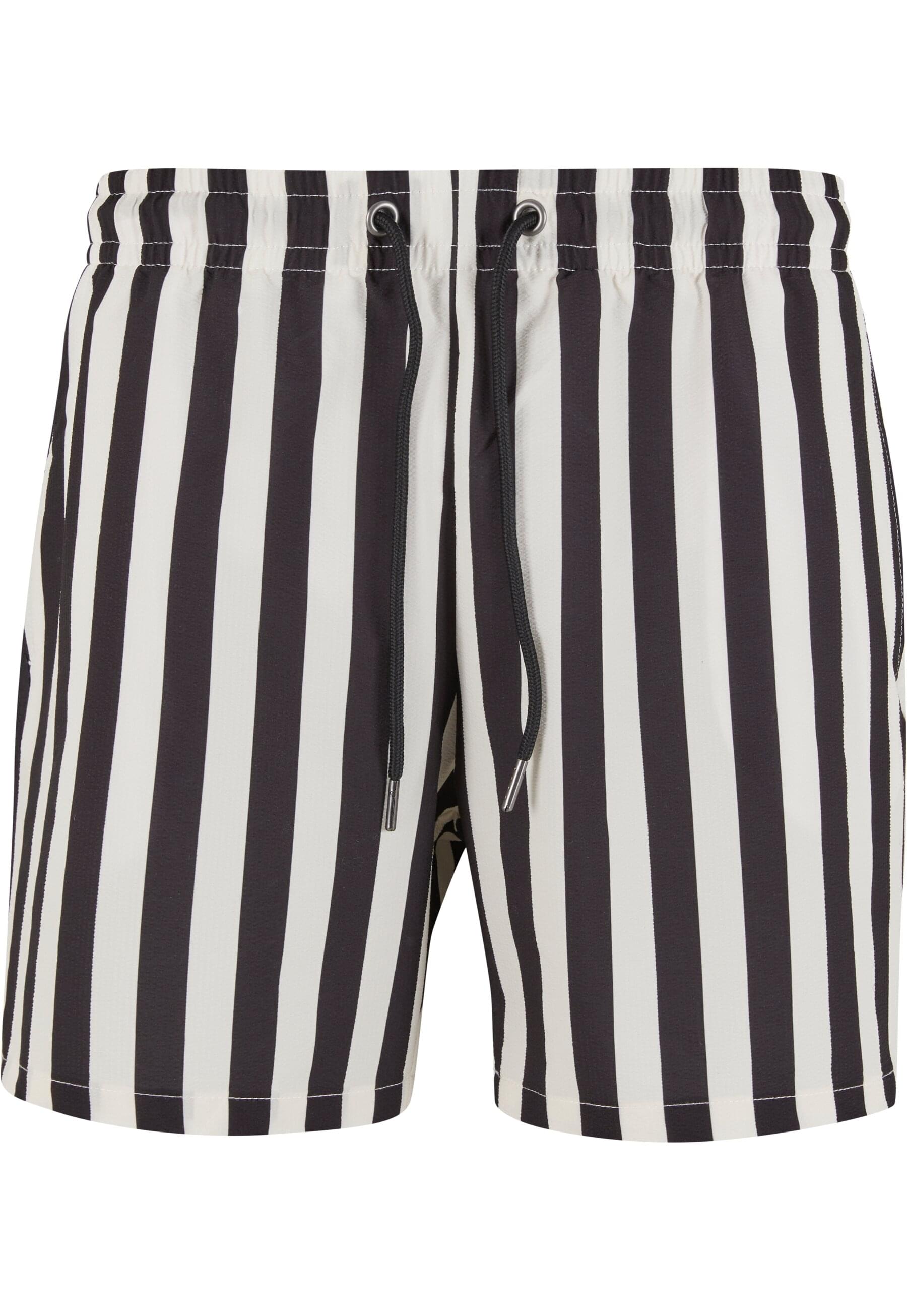 URBAN CLASSICS Badeshorts "Urban Classics Striped Seersucker Swim Shorts" günstig online kaufen