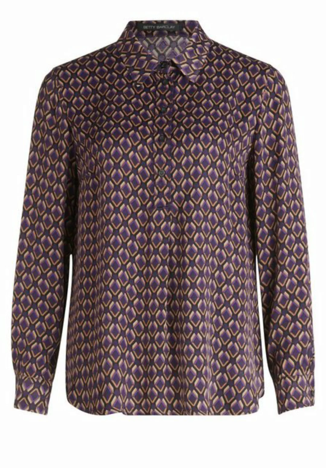 Betty Barclay Blusentop Bluse Lang 1/1 Arm, Purple/Brown günstig online kaufen