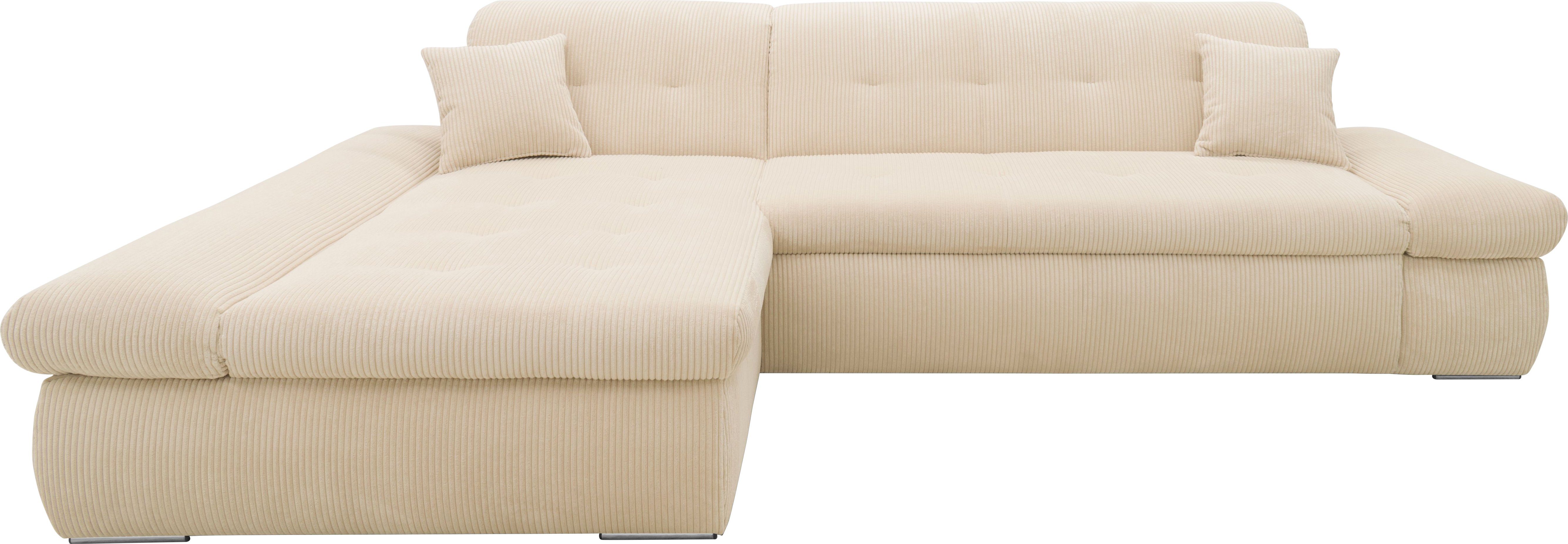 DOMO collection Ecksofa "Moric, L-Form, XXL-Sofa - Breite 300cm", wahlweise günstig online kaufen