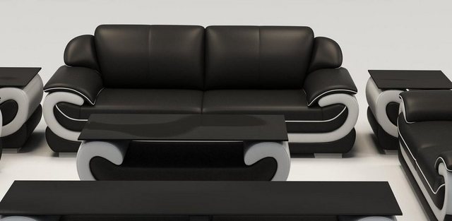 JVmoebel Sofa Schwarzes luxus Polster Dreisitzer Modernes Design Neu, Made günstig online kaufen