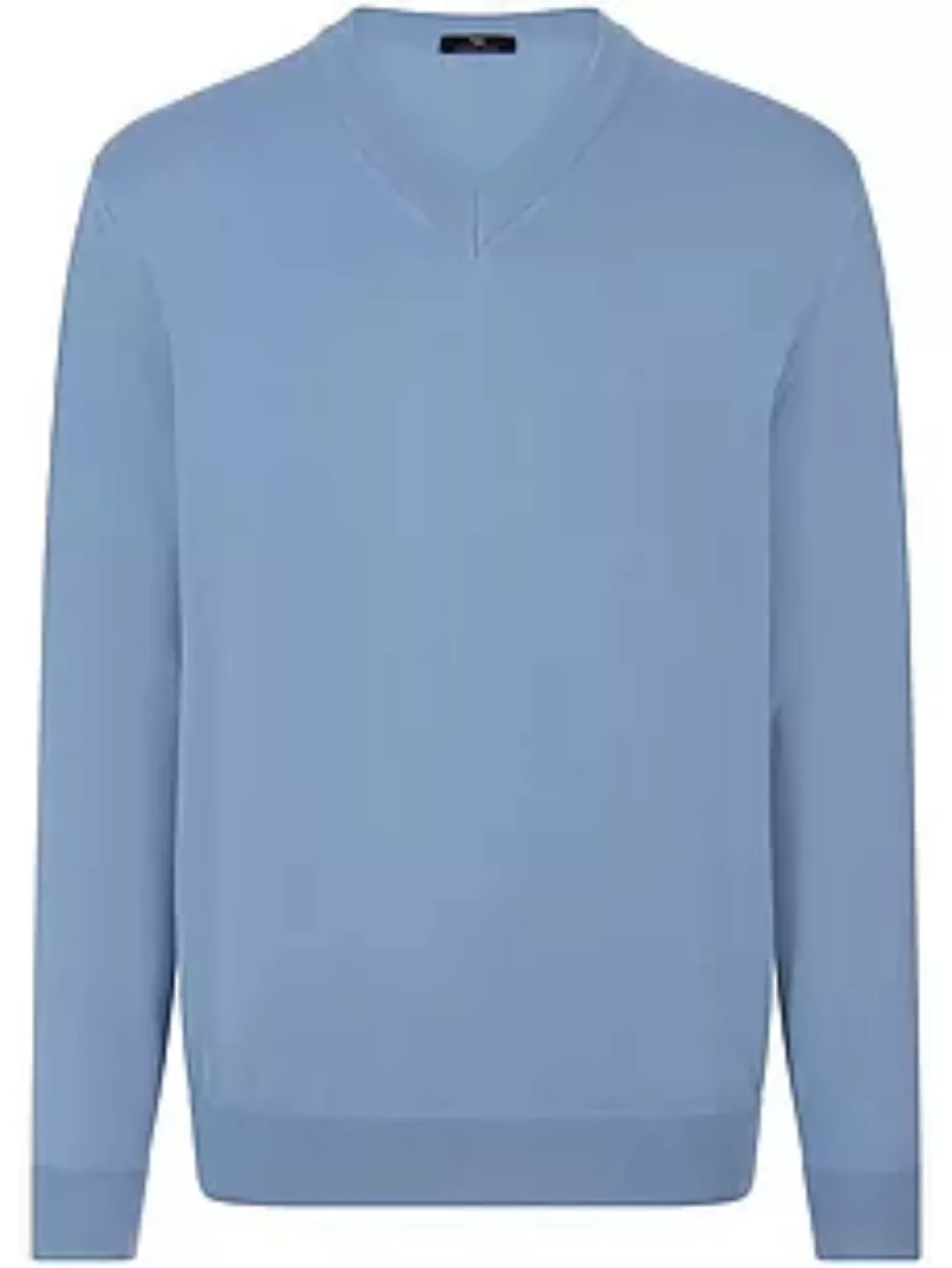 V-Pullover Peter Hahn blau günstig online kaufen