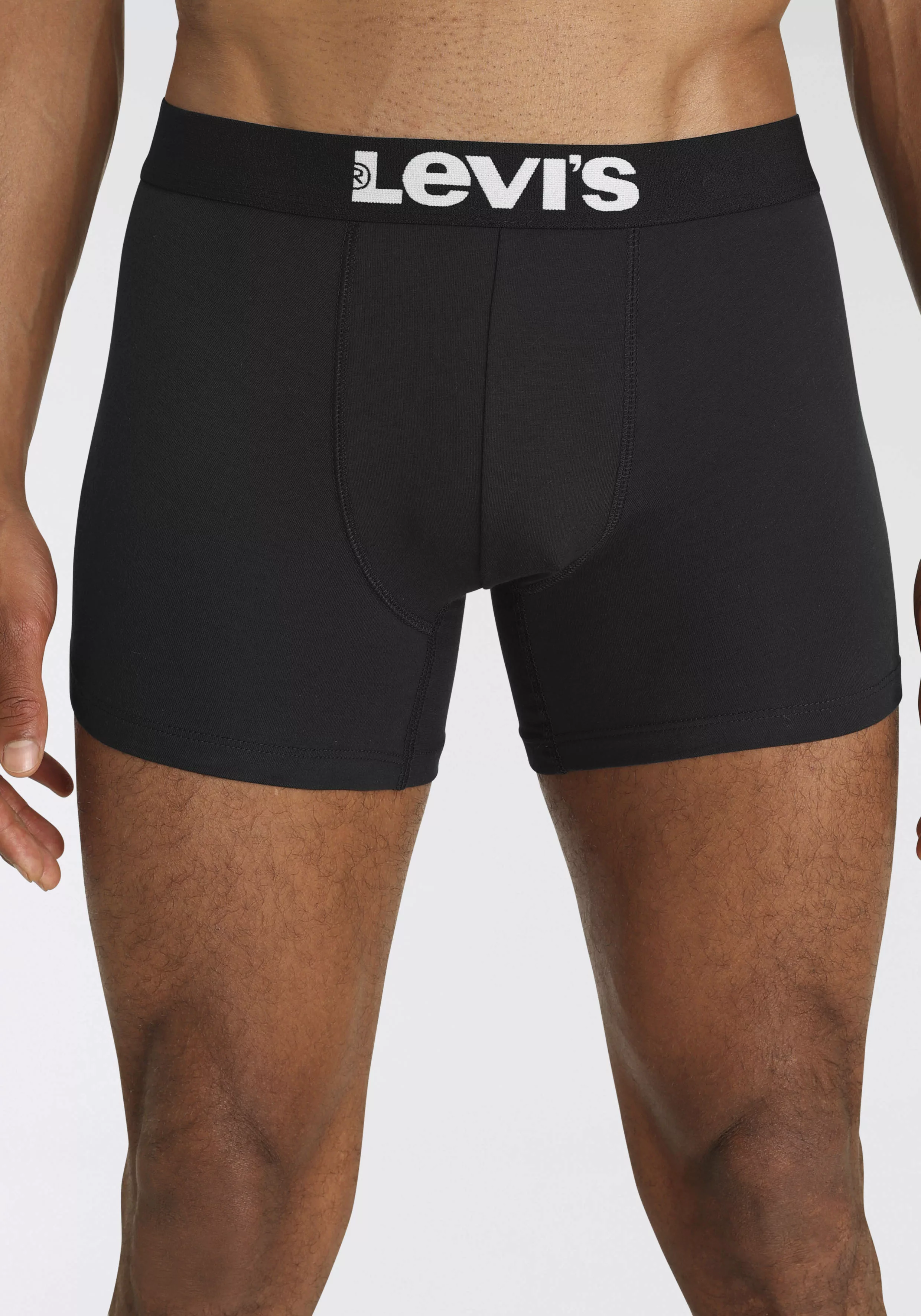 Levis Boxershorts "Levis Men Solid Badic Boxer 6er Pack", (Packung, 6er-Pac günstig online kaufen