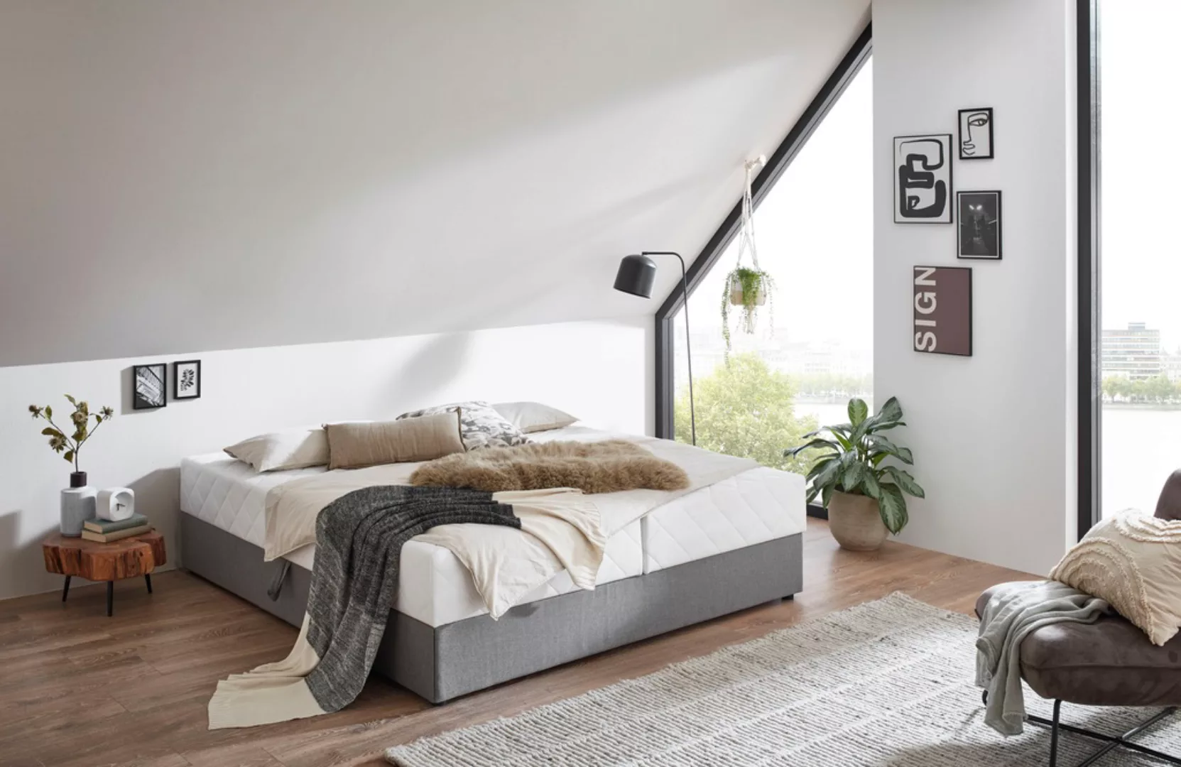 ATLANTIC home collection Boxbett "BELINA", mit Taschenfederkernmatratze und günstig online kaufen