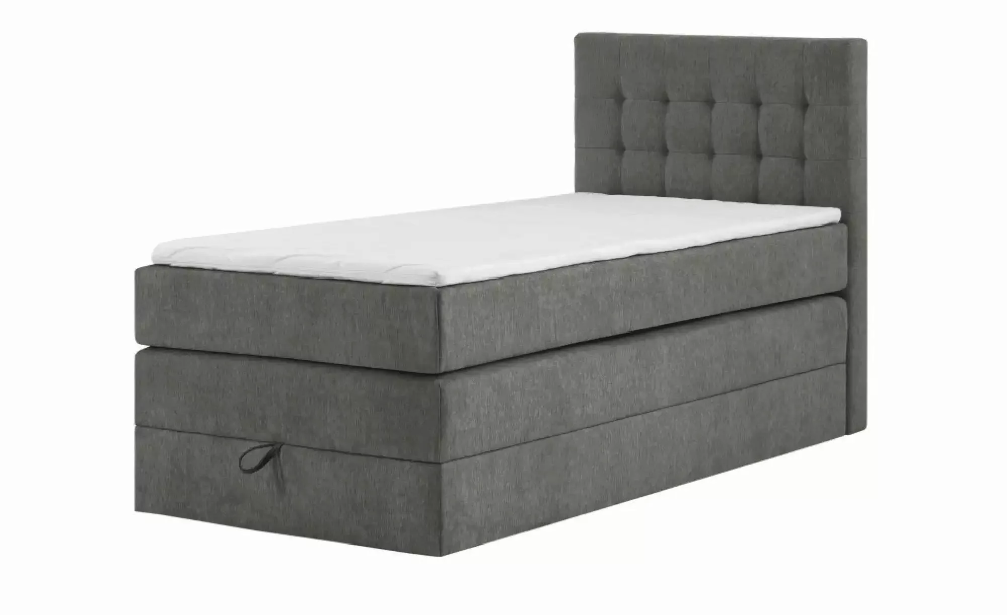 Boxspringbett mit Bettkasten Barcelona ¦ grau ¦ Maße (cm): H: 110 Betten > günstig online kaufen