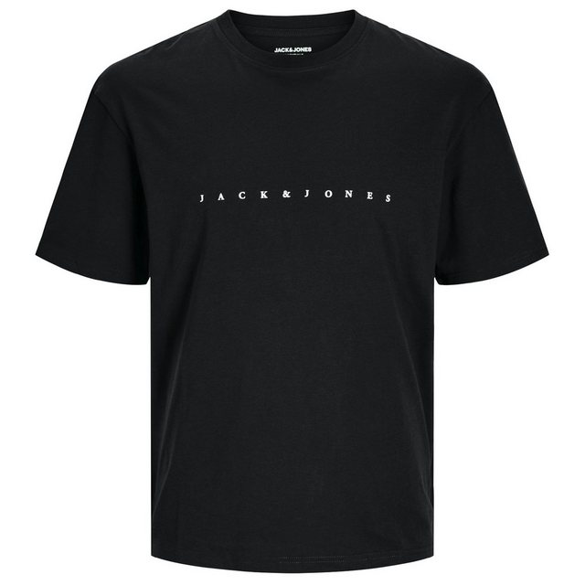 Jack & Jones Rundhalsshirt Jack&Jones T-Shirt XXL JJESTAR schwarz Mini-Prin günstig online kaufen