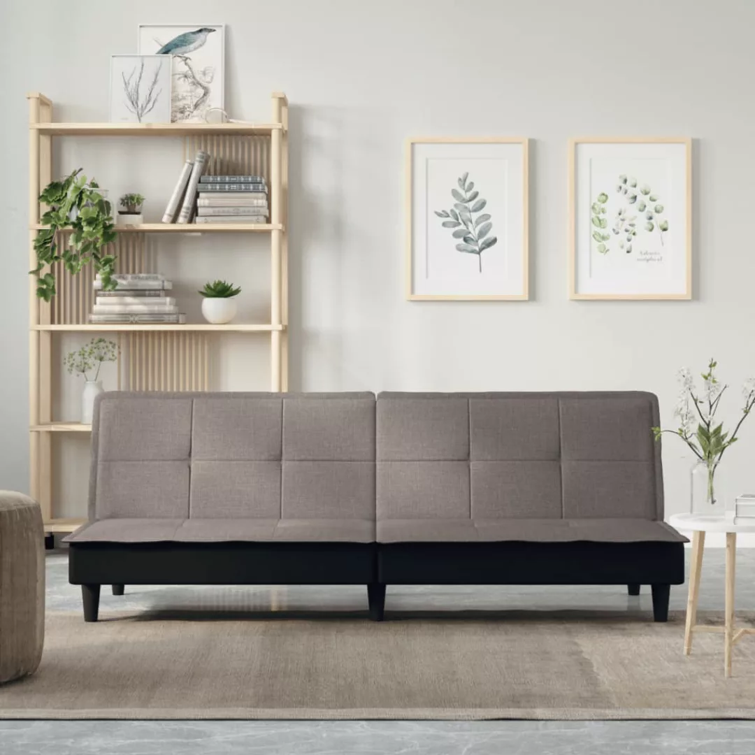 Vidaxl Schlafsofa Taupe Stoff günstig online kaufen