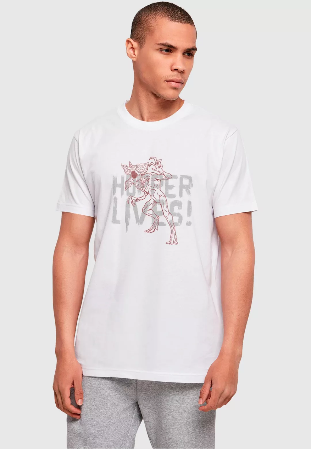 ABSOLUTE CULT T-Shirt "ABSOLUTE CULT Herren Stranger Things - Hoppers Live günstig online kaufen