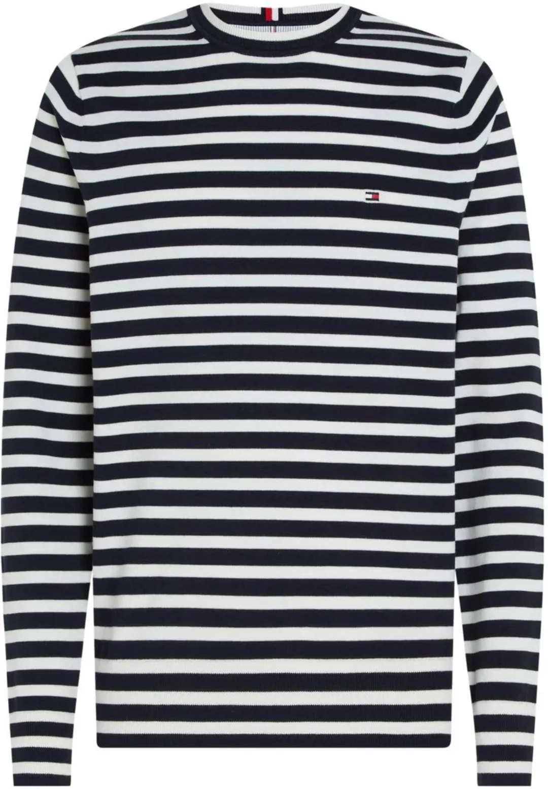 Tommy Hilfiger Pullover Streifen Navy - Größe XL günstig online kaufen