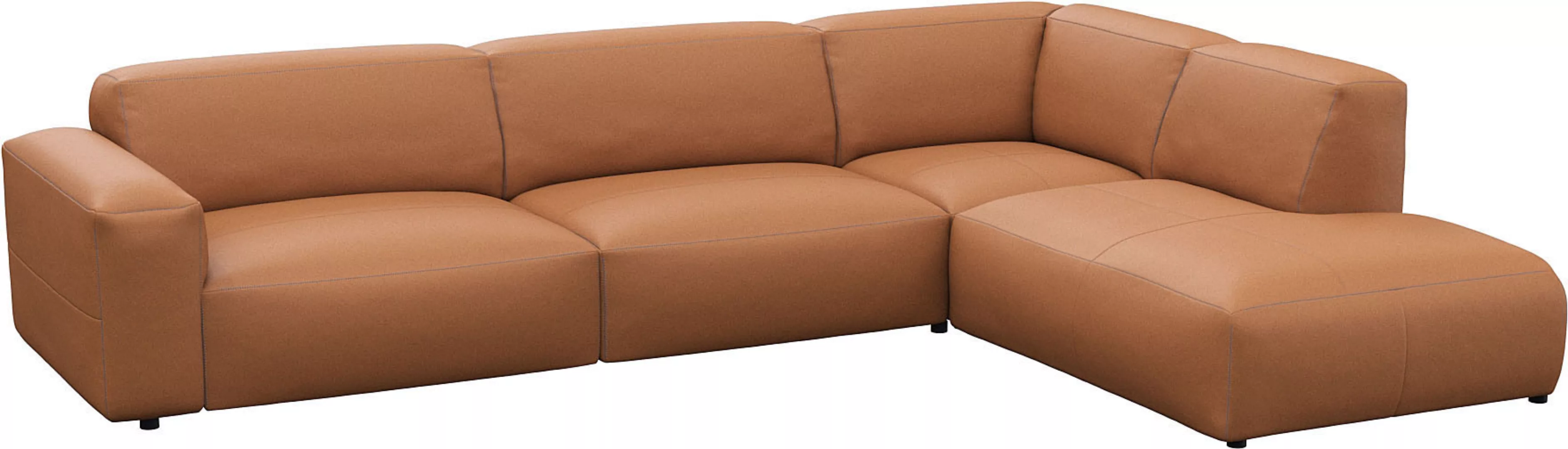 FLEXLUX Ecksofa »Lucera, super bequem durch hochwertigen Sitzaufbau mit Kal günstig online kaufen