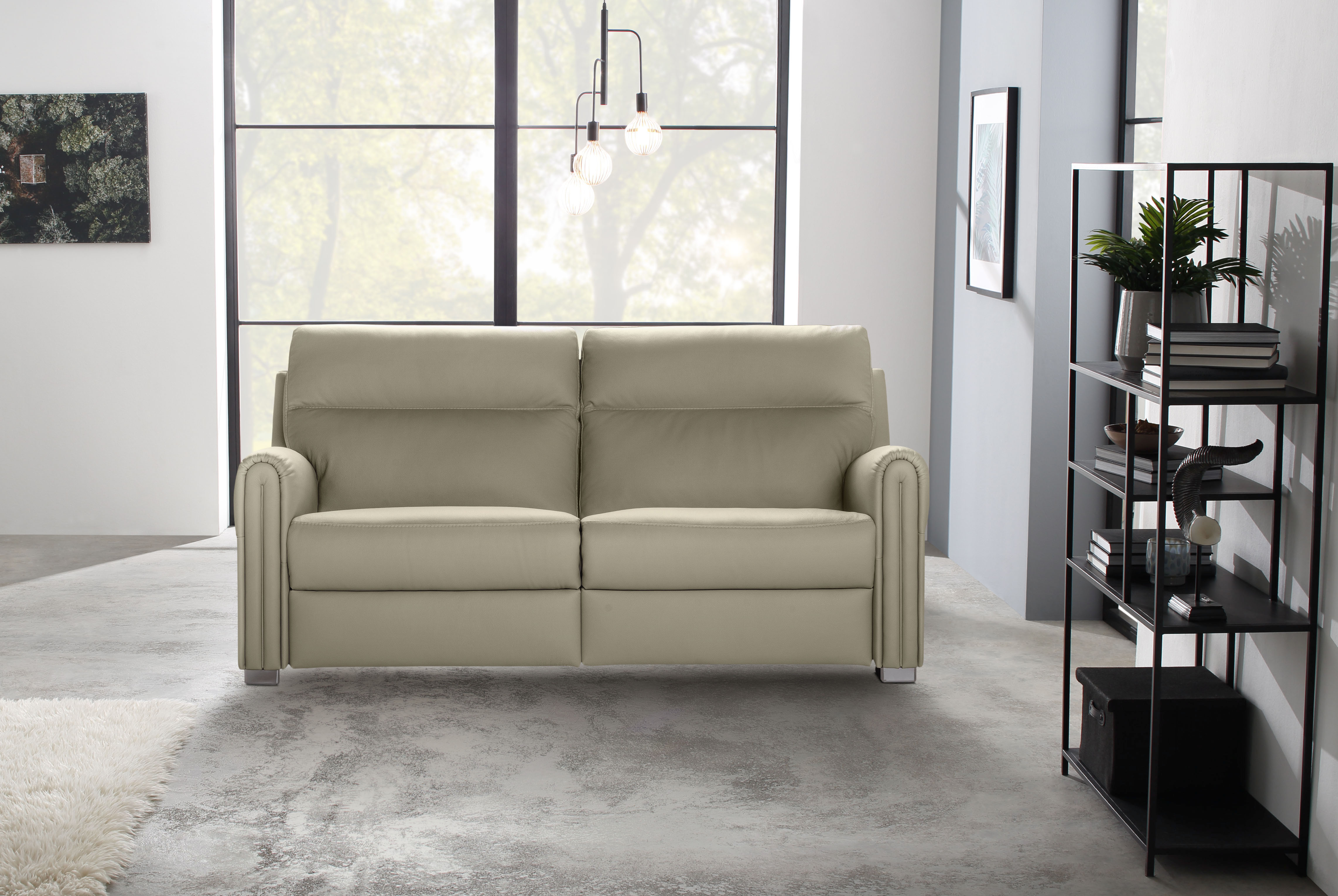 Nicoletti Home 2-Sitzer "Atlanta", Breite 154 cm, wahlweise mit Relaxfunkti günstig online kaufen