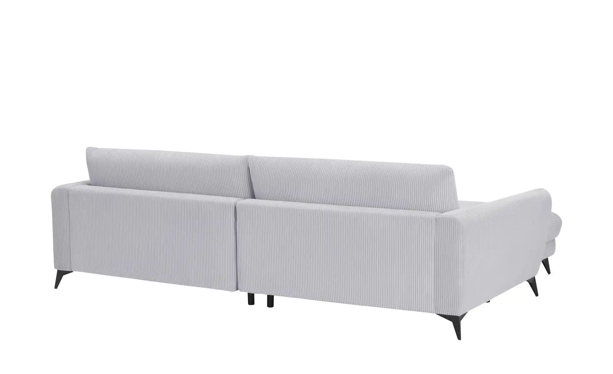 Ecksofa Cordstoff Amina ¦ grau ¦ Maße (cm): B: 288 H: 81 T: 194 Polstermöbe günstig online kaufen