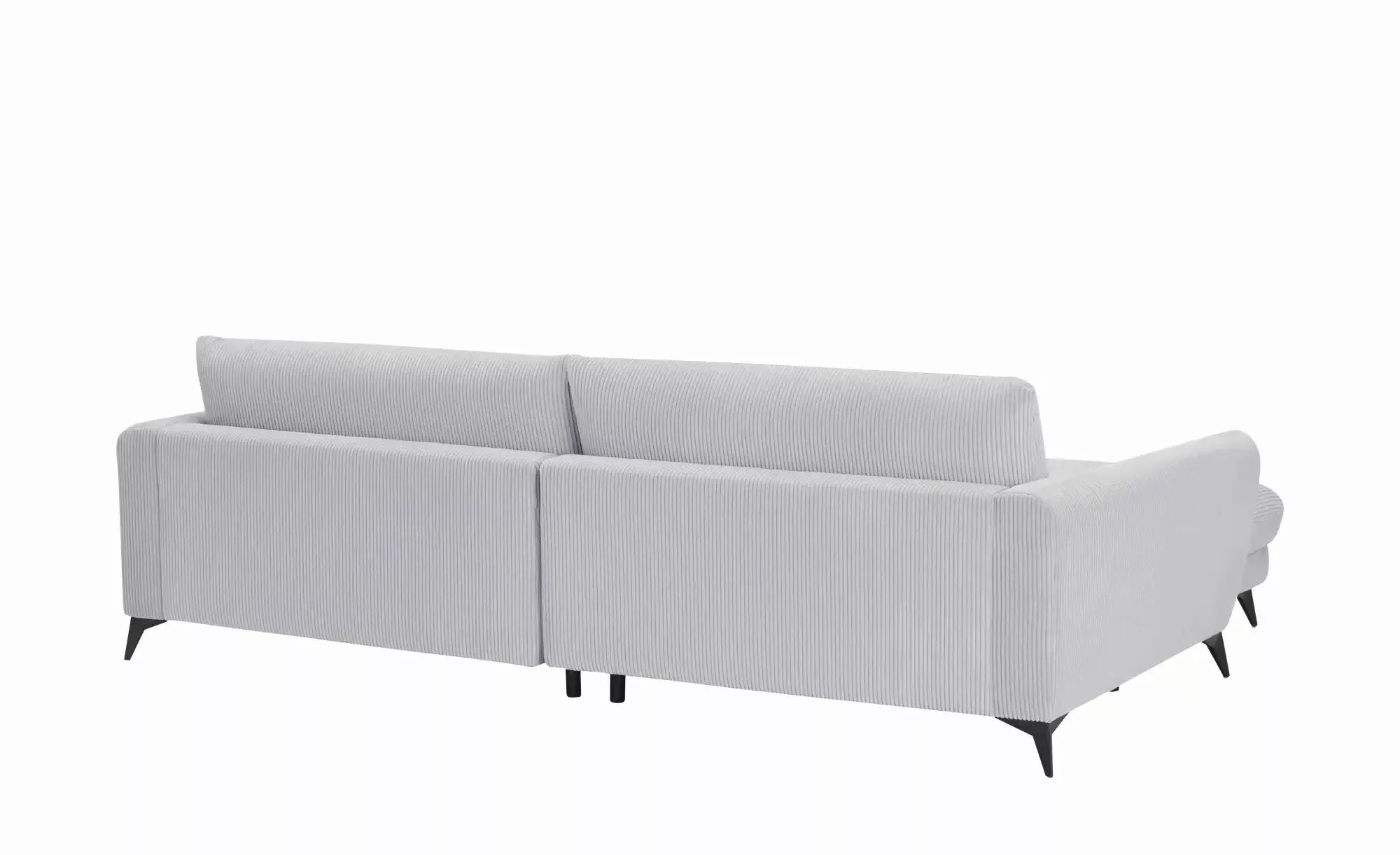 Ecksofa Cordstoff Amina ¦ grau ¦ Maße (cm): B: 288 H: 81 T: 194.0 Polstermö günstig online kaufen