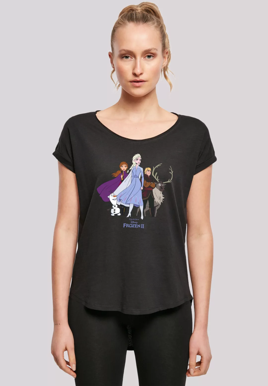 F4NT4STIC T-Shirt "Long Cut T-Shirt Disney Frozen 2 Gruppe", Damen,Premium günstig online kaufen