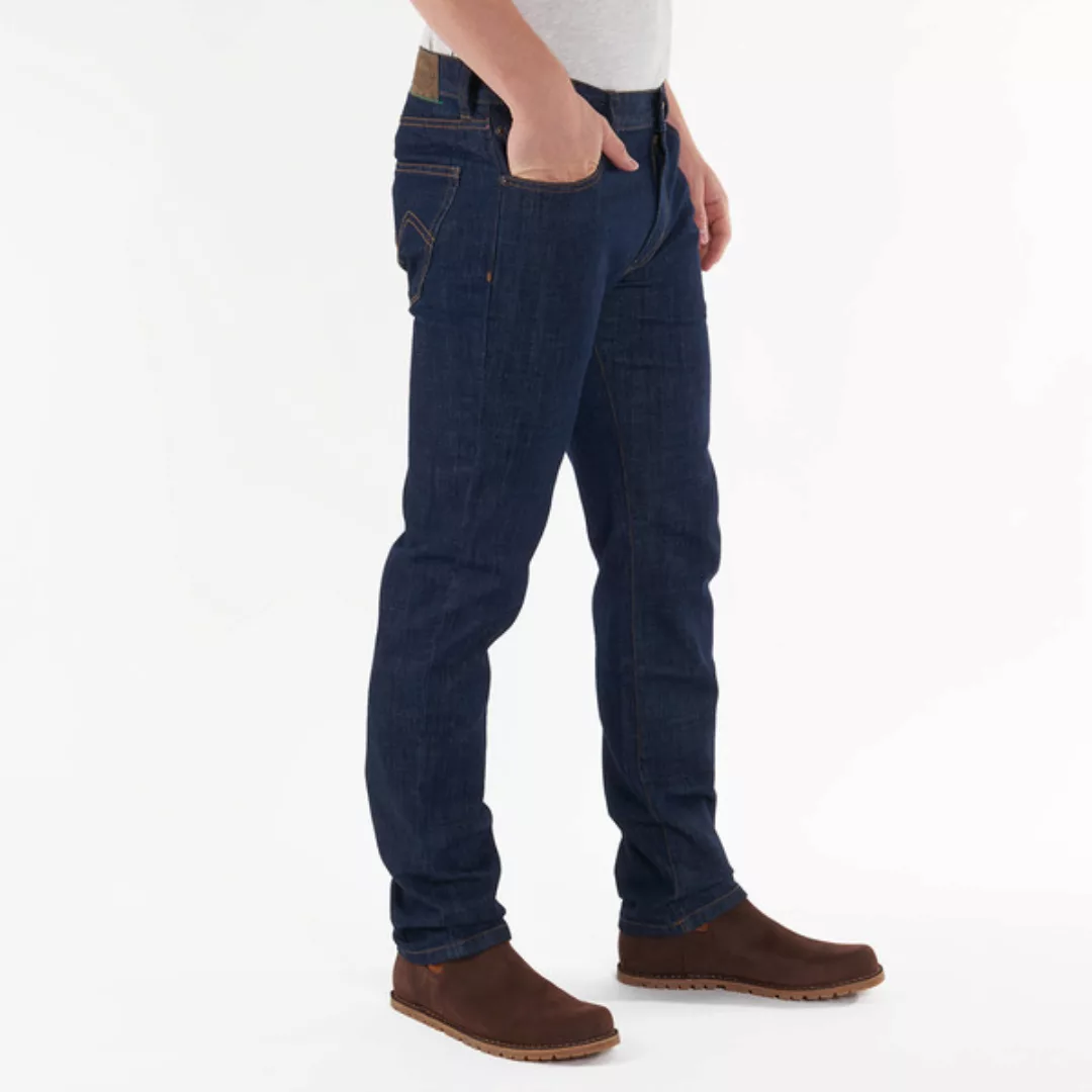 Dunkelblaue Basic Jeans "Regular Navy" Aus Bio-baumwolle, Fair günstig online kaufen