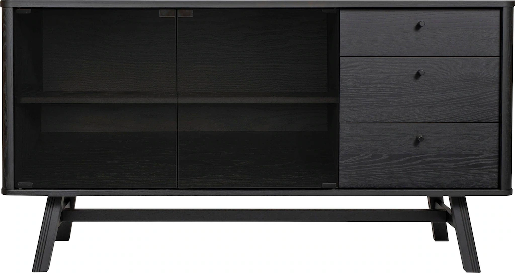 Woodman Sideboard, Kommode im skandinavischen Design, Breite 140 cm günstig online kaufen