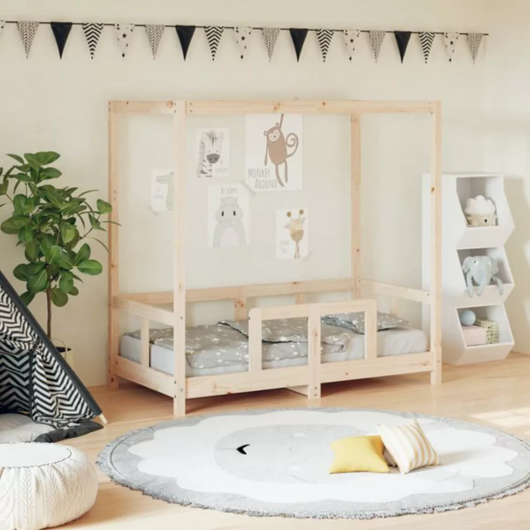 vidaXL Kinderbett Kinderbett 70x140 cm Massivholz Kiefer günstig online kaufen