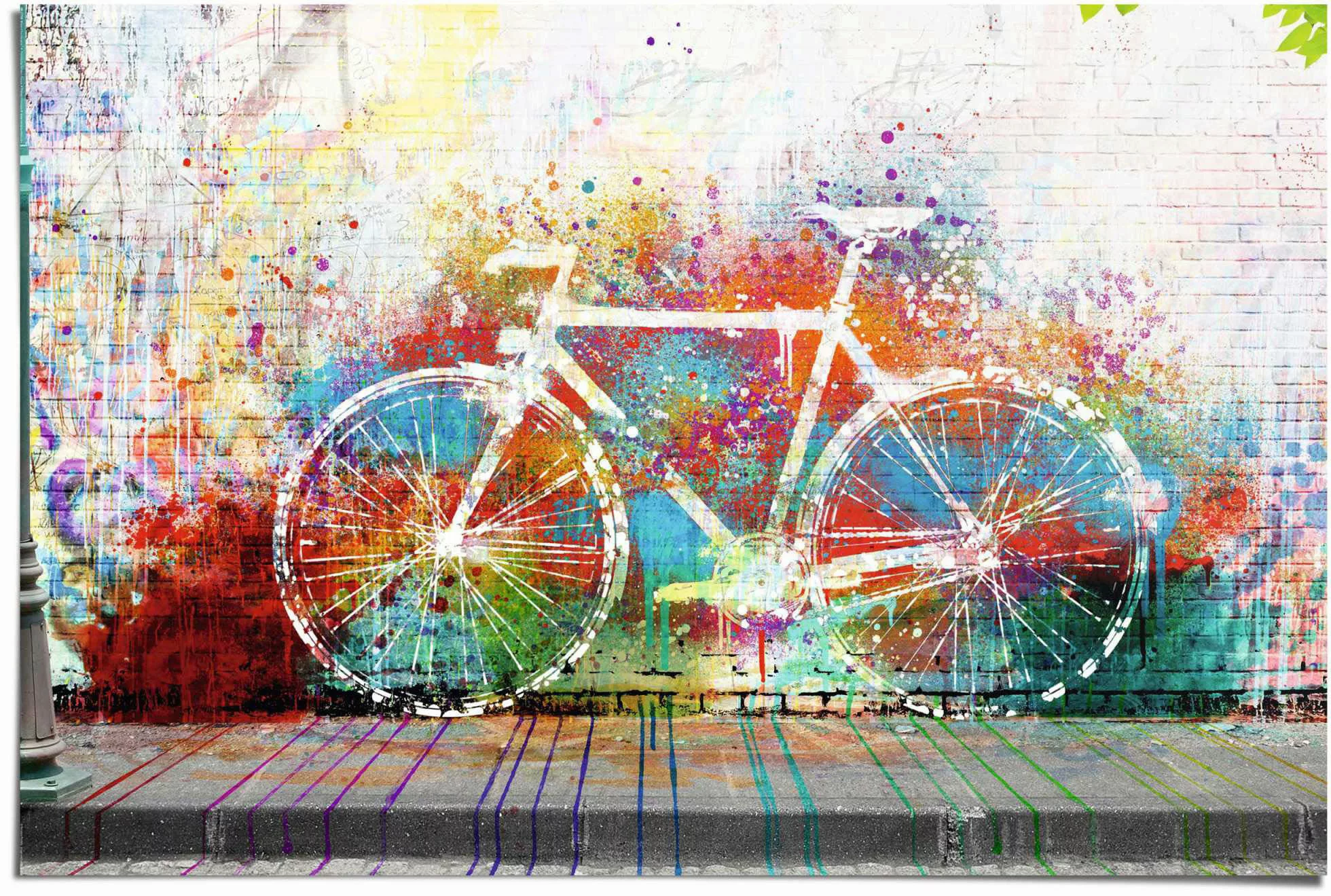 Reinders Poster "Graffiti Fahrrad", (1 St.) günstig online kaufen