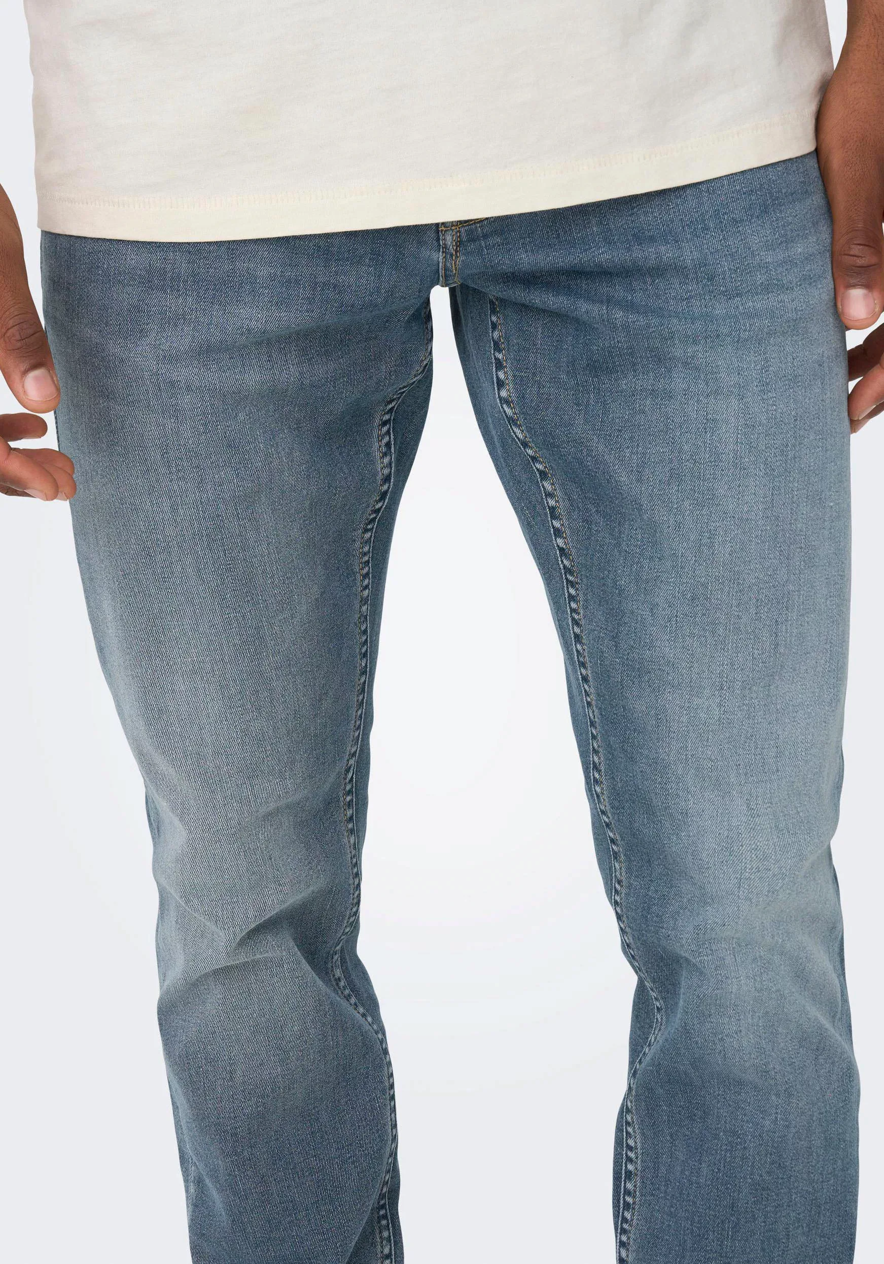Only & Sons Herren Jeans ONSLOOM SLIM 4604 - Slim Fit - Blau - Dark Blue De günstig online kaufen