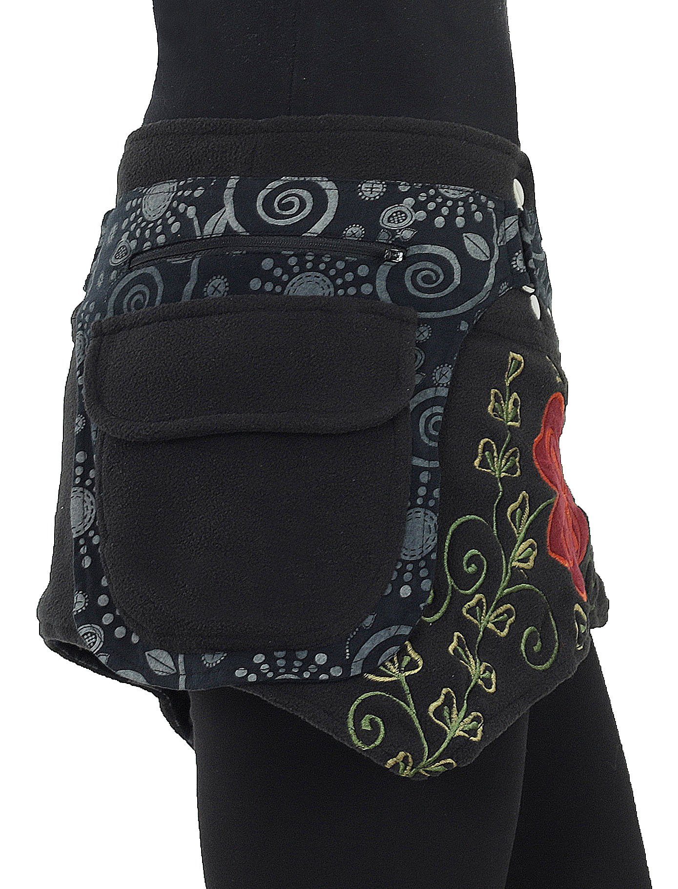 PUREWONDER Wickelrock Nierenwärmer mit Druckknöpfen sk22 günstig online kaufen