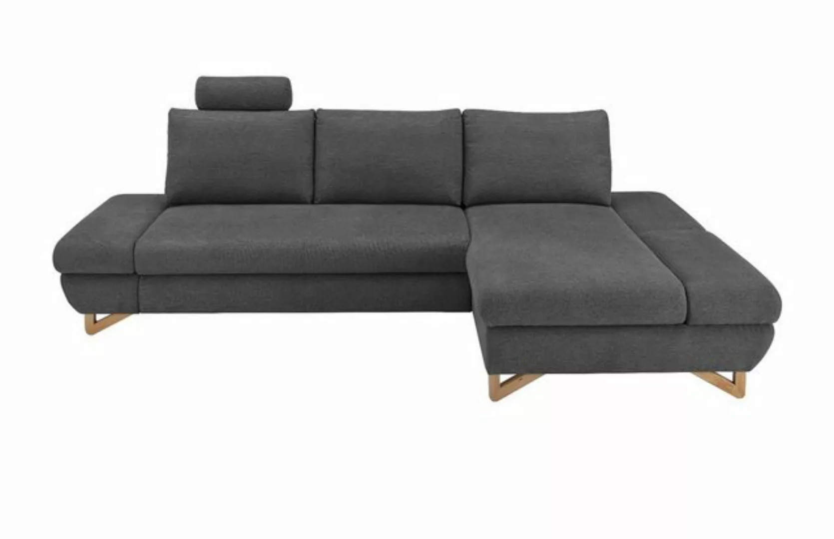 Furn.Design Ecksofa Skalm, Bettfunktion und Bettkasten, einstellbare Armleh günstig online kaufen